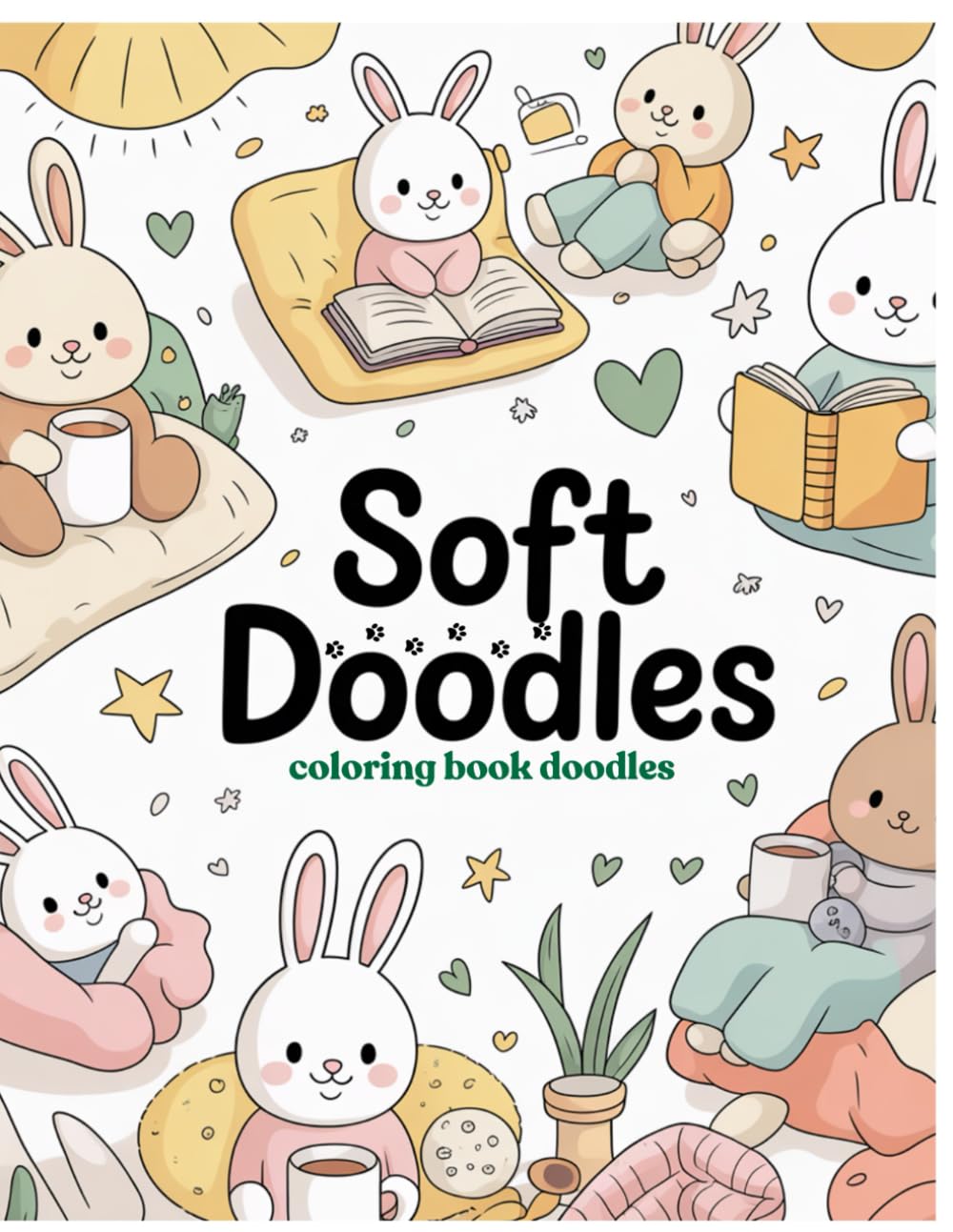 Soft Doodles: Cute Pages to Color & Relax