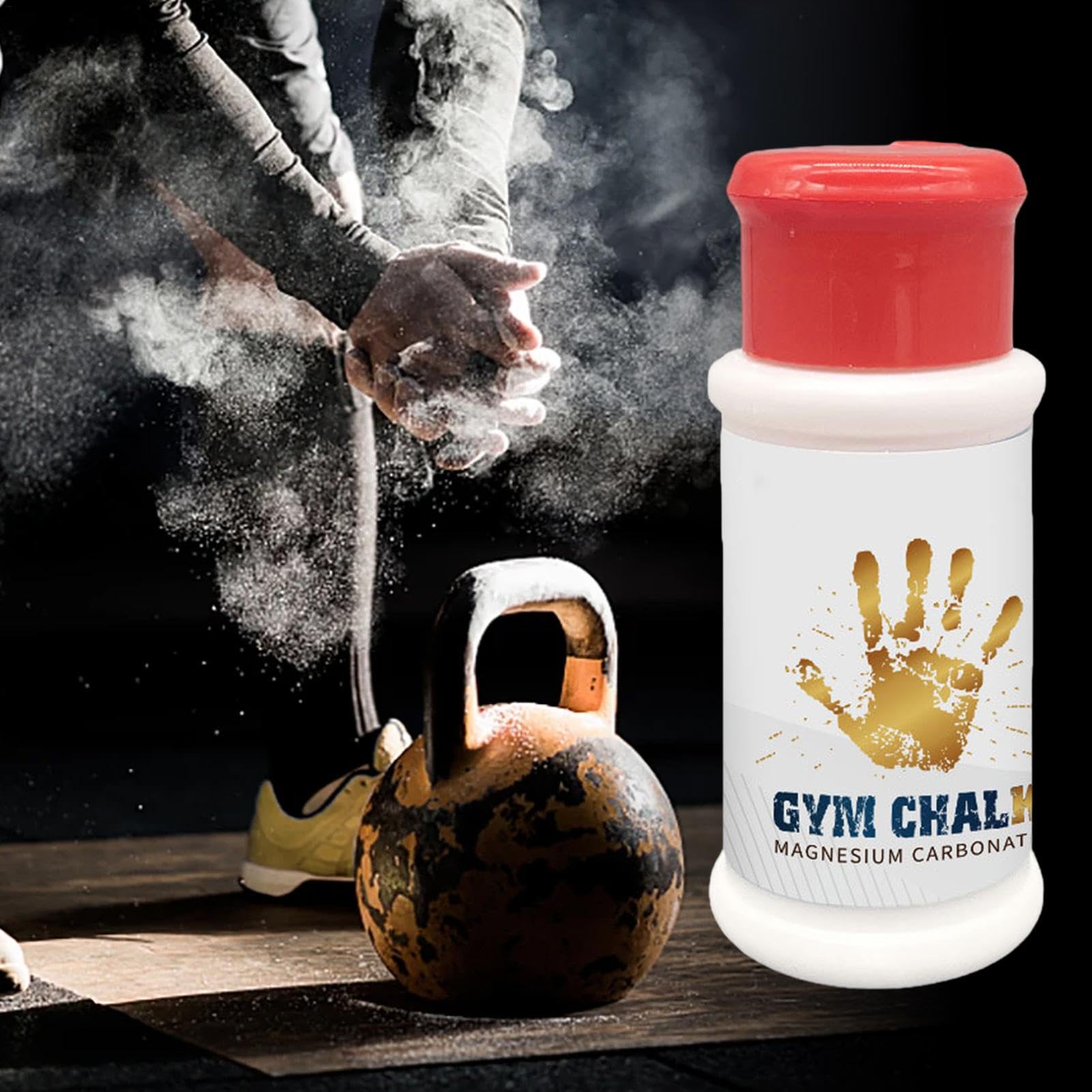 Tiza para levantamiento de pesas antideslizante absorbe sudor 60 ml magnesio fitness gimnasia baloncesto