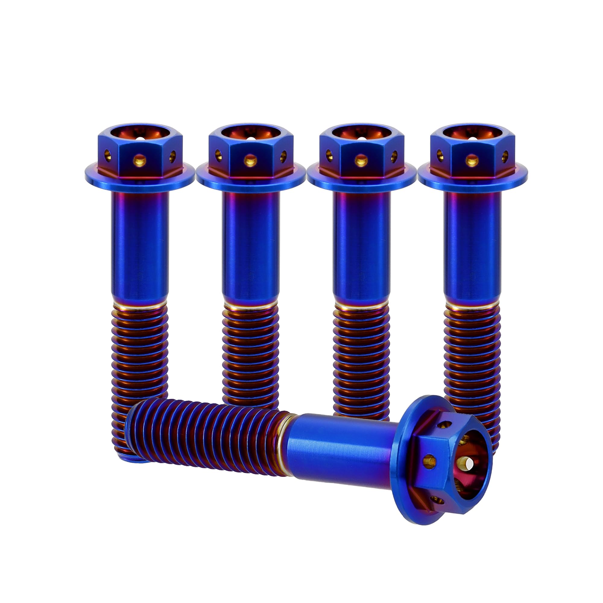RISON-Titanium Titanmutter Sechskantmutter DIN 934, M3 Sechs