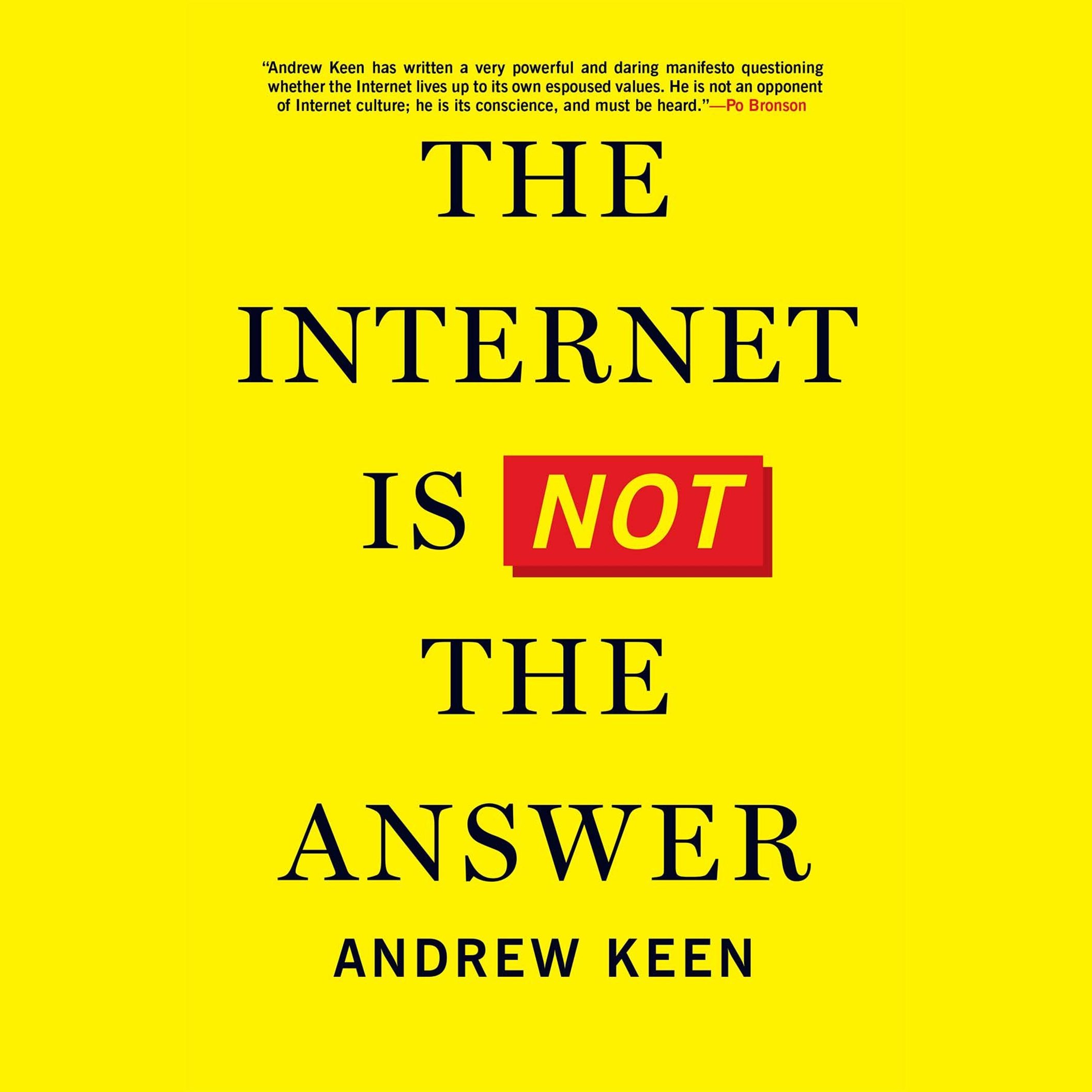Cover art for The Internet Is Not the Answer