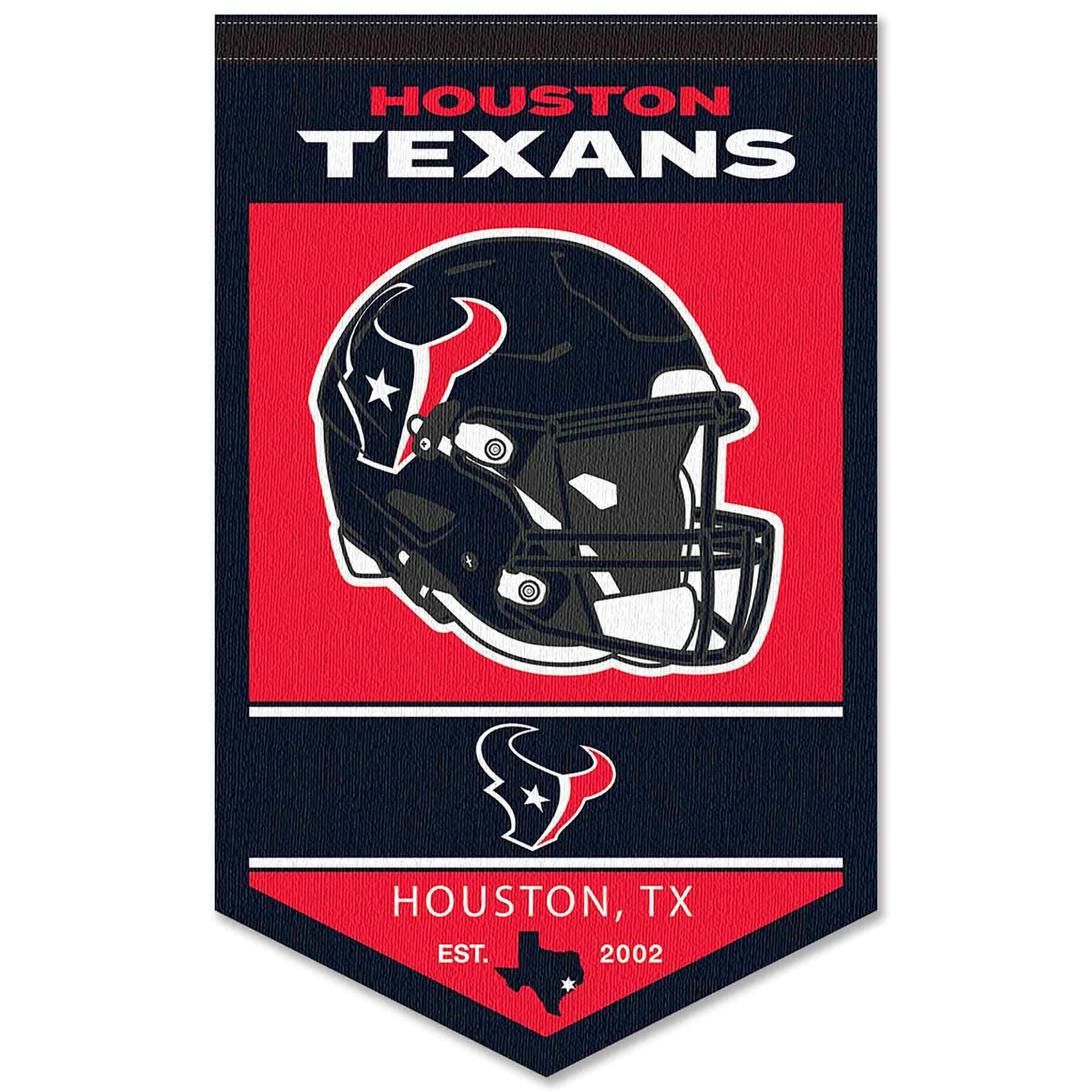 WinCraft Houston Texans Heritage History Banner Pennant