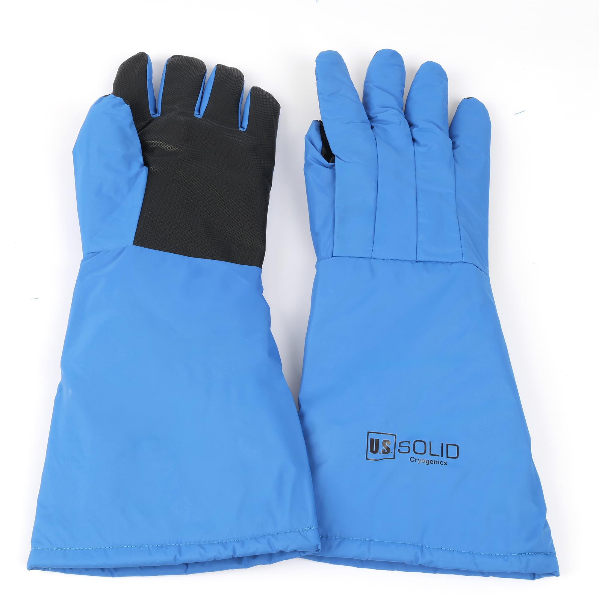 U.S. Solid Kryogene Handschuhe, Flüssiger Stickstoffschutz, -195℃, Niedrige Temperaturbeständigkeit(48 cm, rutschfest)