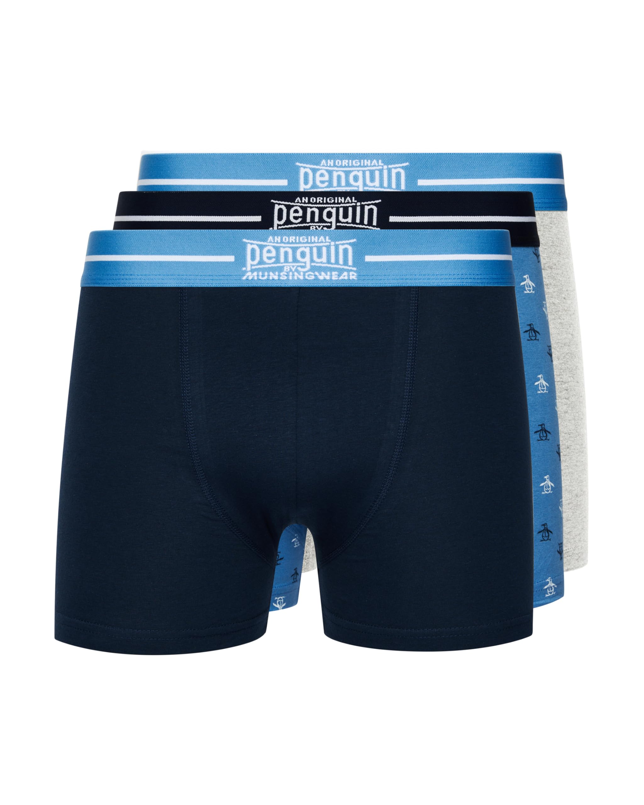 Original Penguin Mens 3 Pack Boxer Shorts Underwear Underpants Trunks Multipack Boxers(L/3pack-MUXPE1412)