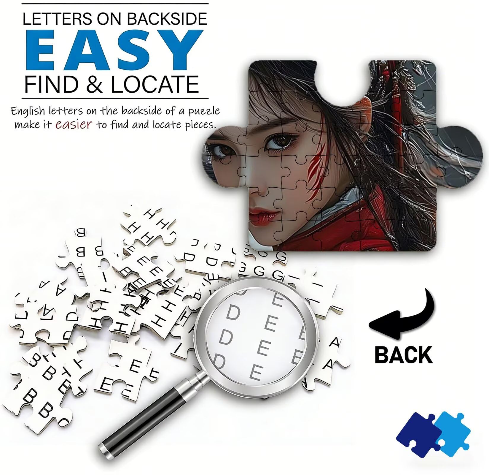 Puzzle Puzzle 1500 elementów dla dorosłych z plakatem w zestawie, drewniane puzzle do gry rodzinnej, edukacyjna i antystresowa gra edukacyjna, dekoracja ścienna do domu, prezent urodzinowy, 87 x 57 cm