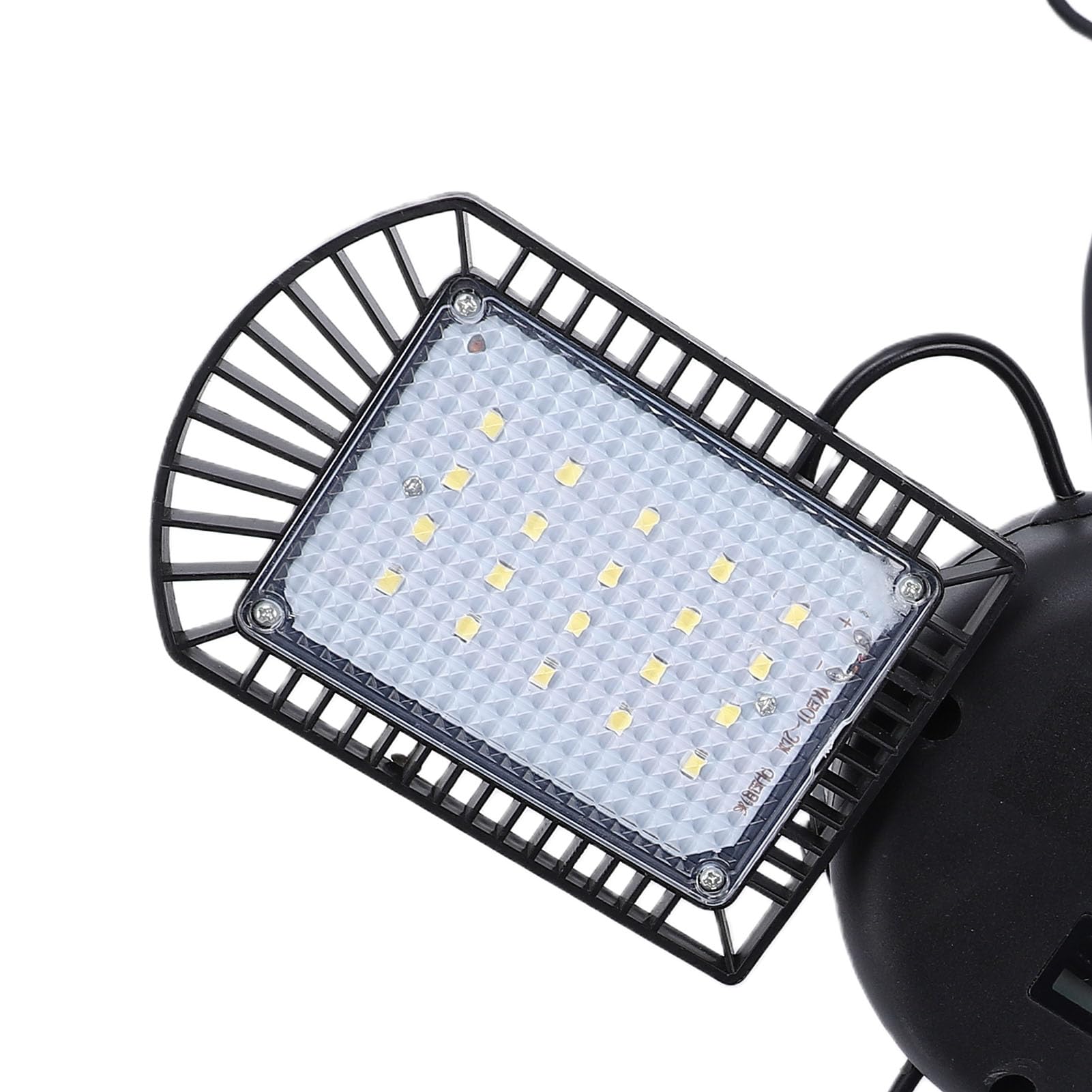 Fafeicy Luce Solare da Soffitto, 800 Flussi Luminosi con Telecomando, Pannelli Regolabili, Plafoniera LED per Garage, Batteria a Lunga Durata, per Fienile e Patio