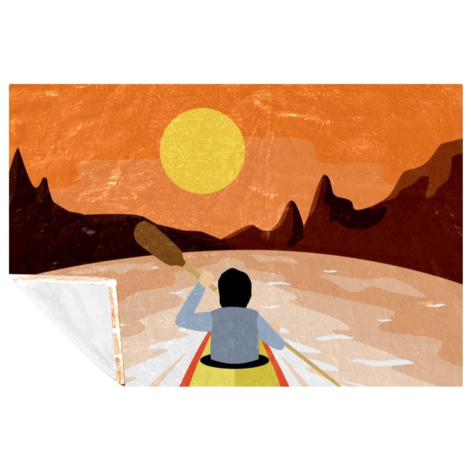 Couverture de kayak pour pique-nique et camping, plaid doux de lit