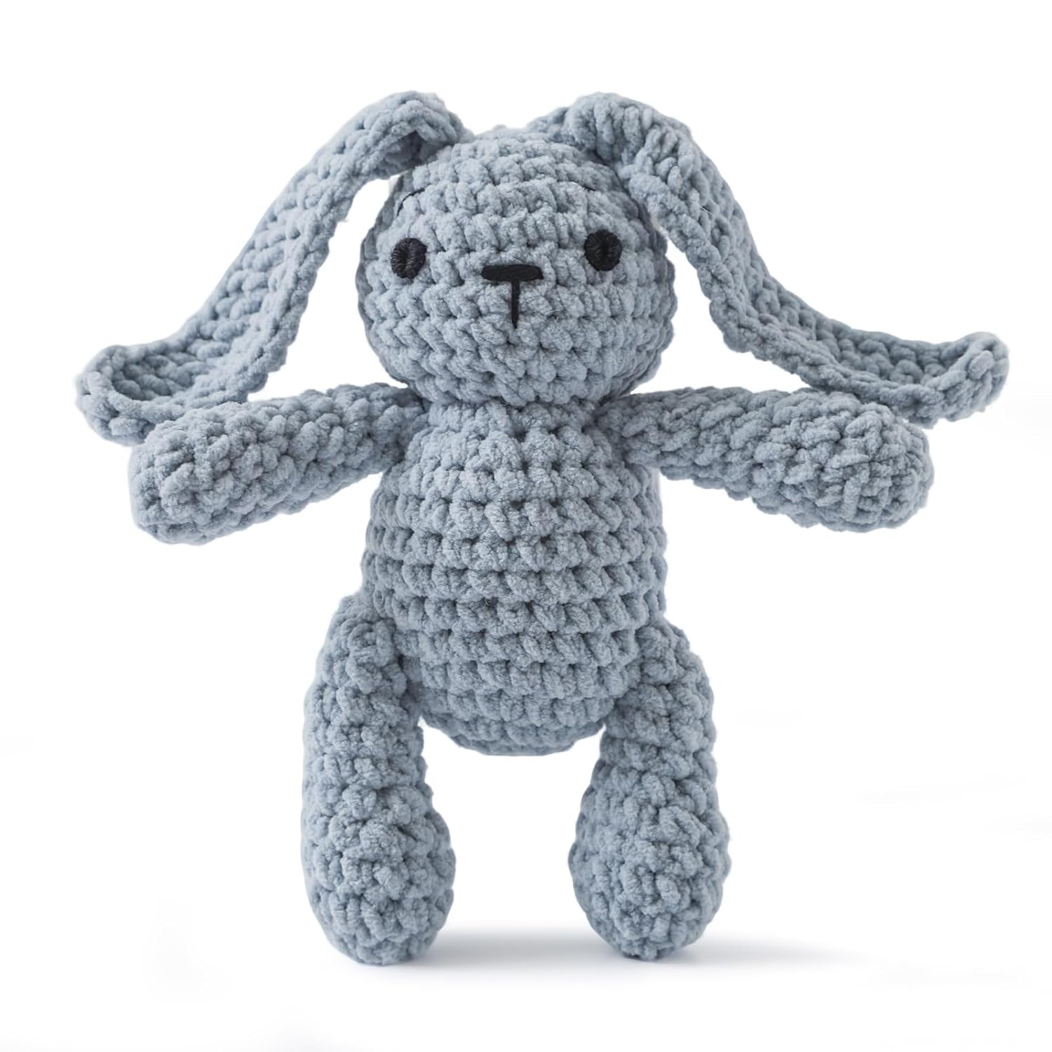 Crochet Baby Rattle Animal - Cute Bunny Hand-Woven Plush Toy for Infants 0-12 Months, Soft Sensory Shaker for Newborns, Early Learning Montessori Toy, Ideal Registry Gift & Keepsake
