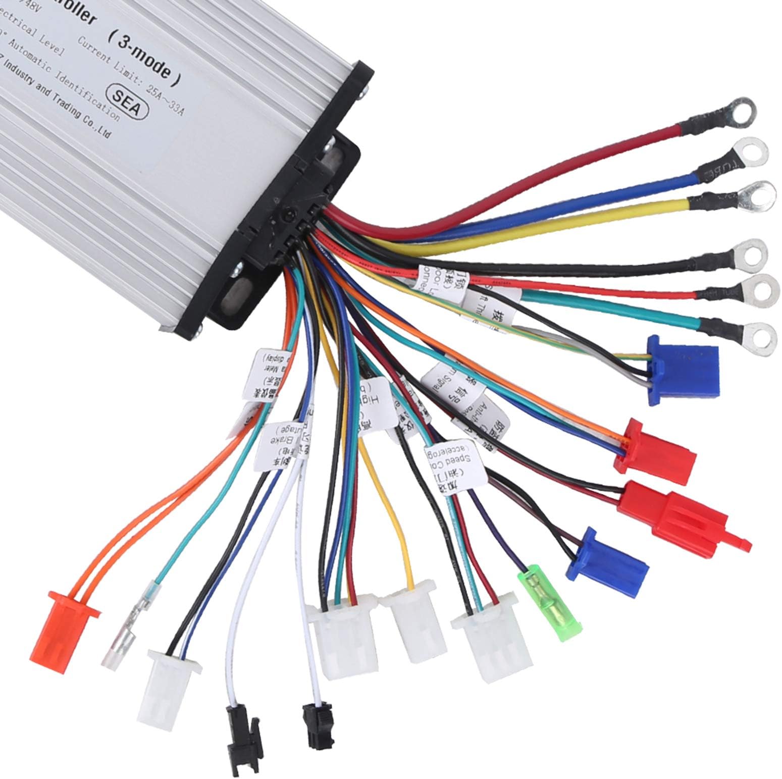 EBike Accessory Power Supply Acid Battery Controller Cable EBike LCD Display Throttle Brushless Toothless Motor for Motor Constant Speed Motor