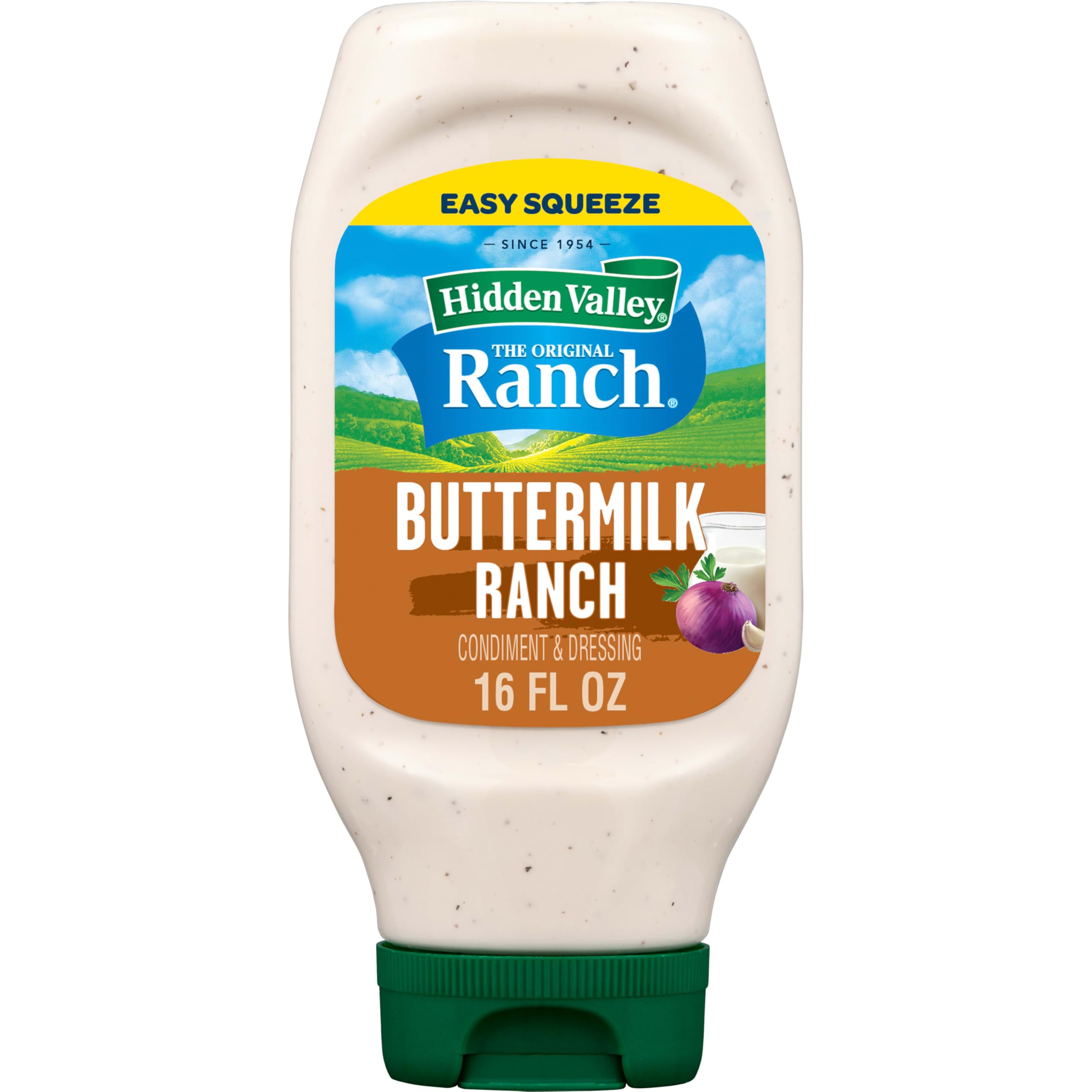 Buttermilk Ranch Condiment and Dressing, Easy Squeeze Bottle, 16 Fl Oz (Package May Vary)