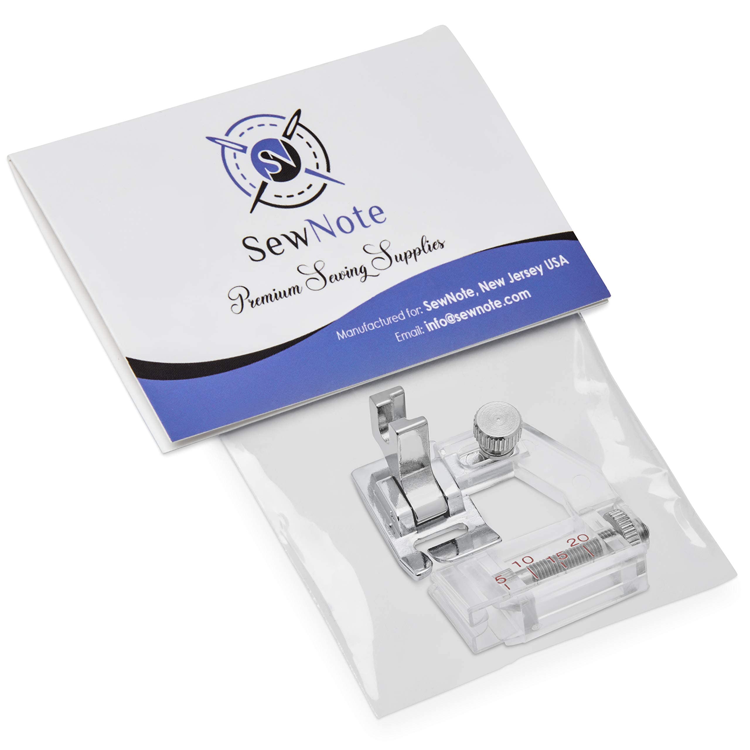 Piedino Regolabile Per Sbieco Da 5 A 20 Mm, Compatibile Con Macchine Da Cucire Brother, Singer, Janome, Juki E Butterfly