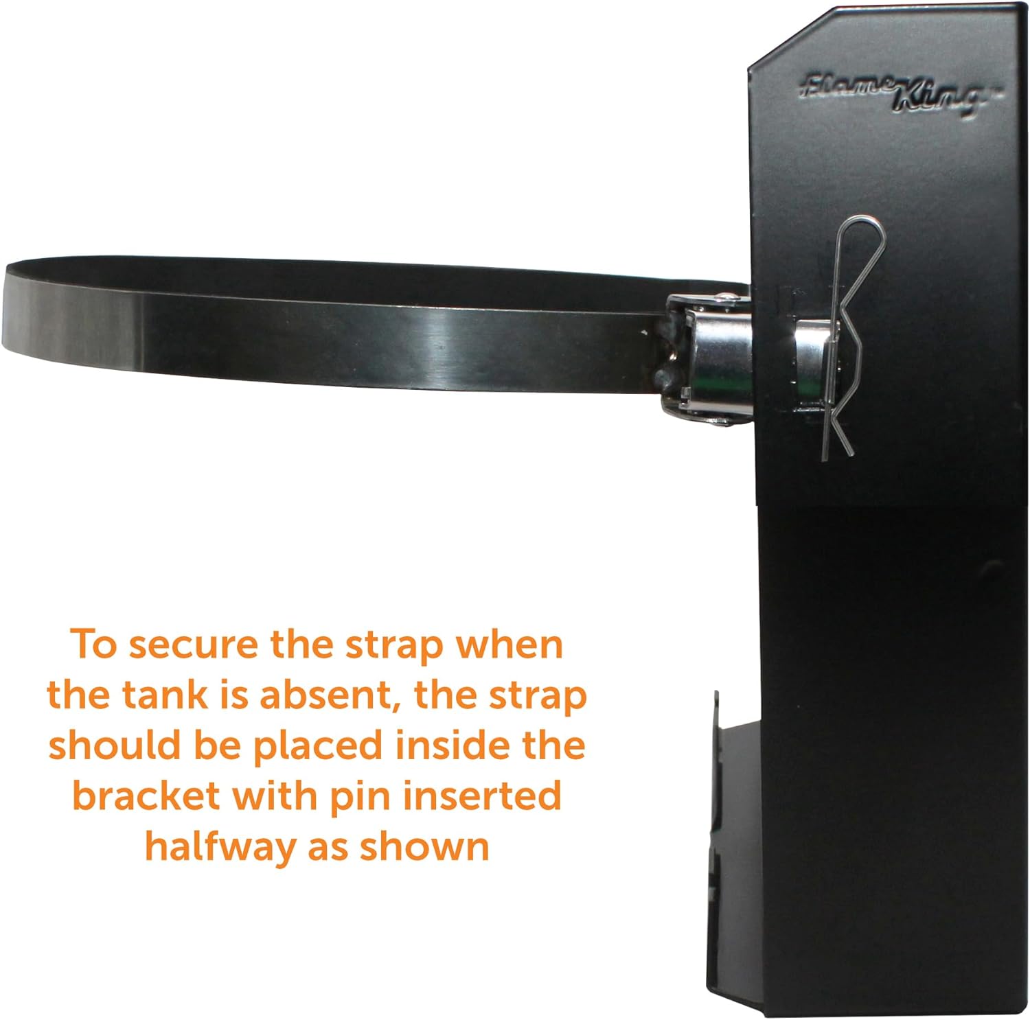 Flame King T-Racks® 5LB Propane Tank Mounting Bracket Strap for RVs, Trailers, Campervans, Jeeps, and Overland Vehicles