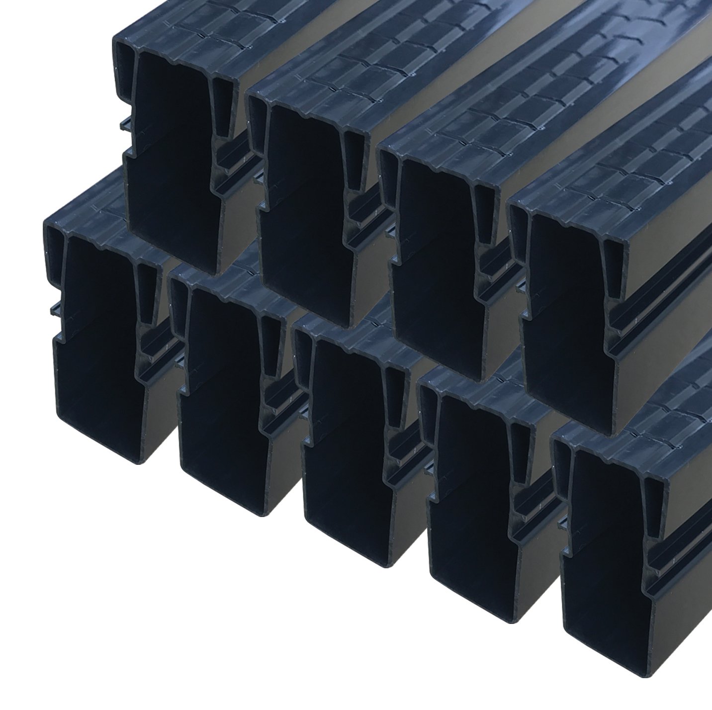 Deck A Drain 'Mini Profile' Drainage Channel - 38mm Wide x 80mm Deep x 2m Long (9)