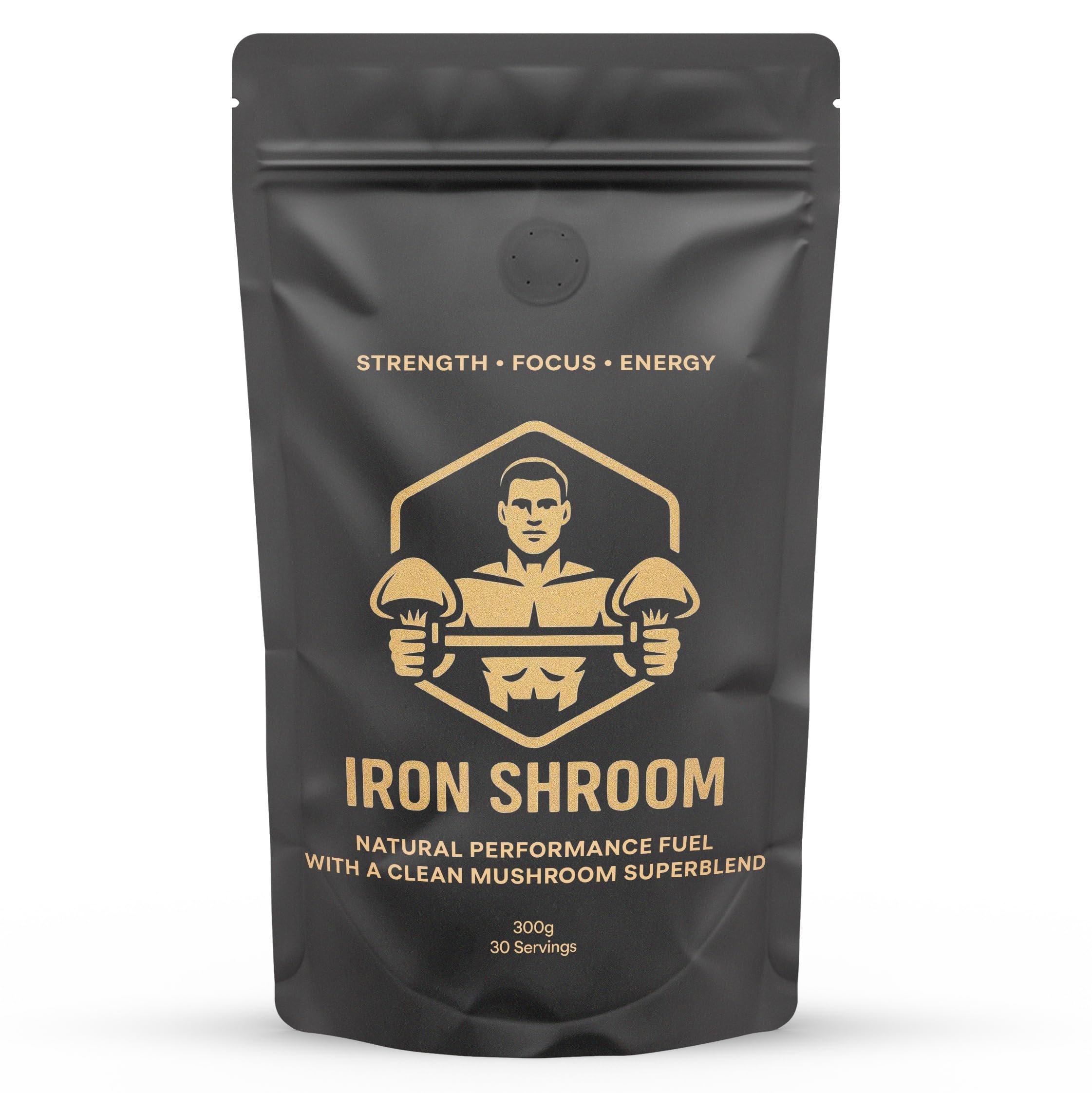 Cognitive Brews mistura em pó sabor chocolate com whey, creatina e blend de cogumelos, 1 g por porção, 300 g