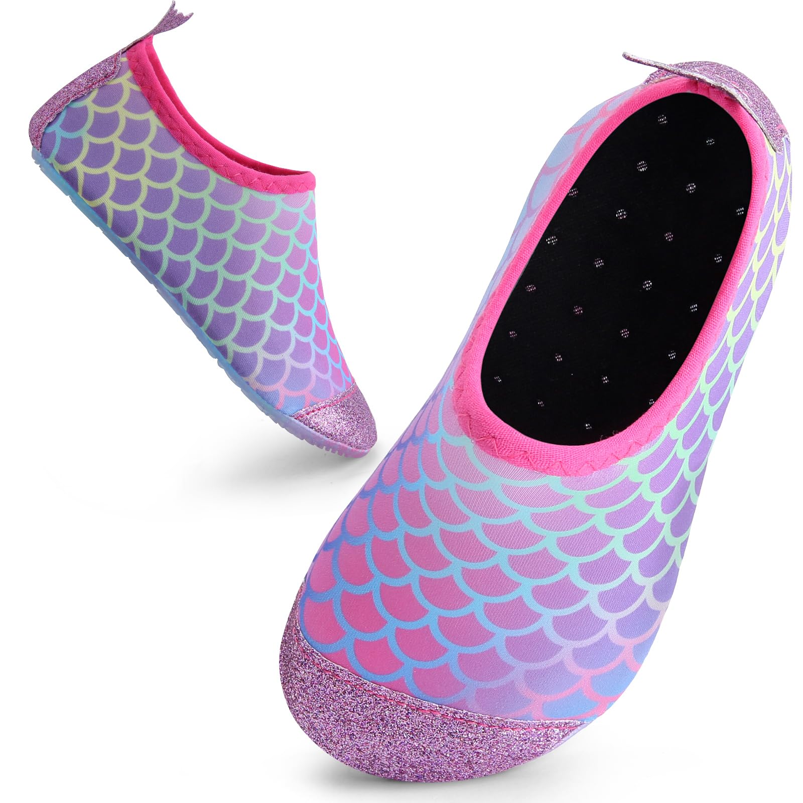 Mabove Badeschuhe Kinder Schwimmschuhe Wasserschuhe Schnell Trocknend Strandschuhe Aquaschuhe für Jungen Mädchen Baby Beach Pool