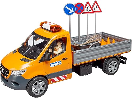 Miniatura 6 de Bruder 02677 MB Sprinter Municipal con controlador, módulo de luz + sonido y accesorios