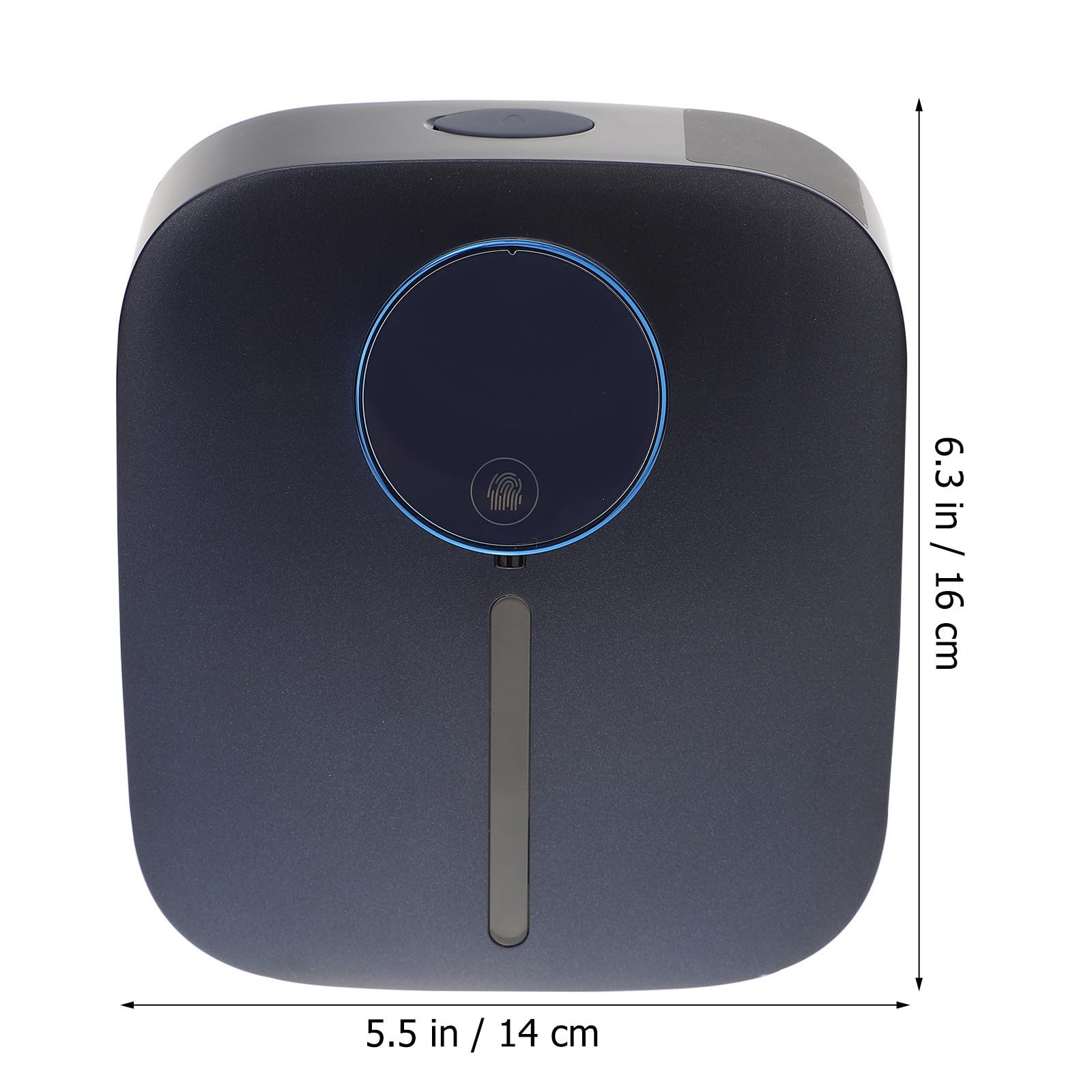 DOITOOL Dispensador de Jabón Espumoso Recargable sin Contacto de Pared Sensor Automático y Batería de 1500mah para Baños y Aseos de Abs