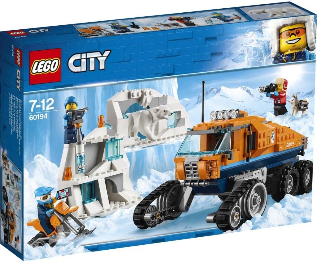 City Arctic Expedition Scout Truck Toy, Explorer Vehicle Building Sets