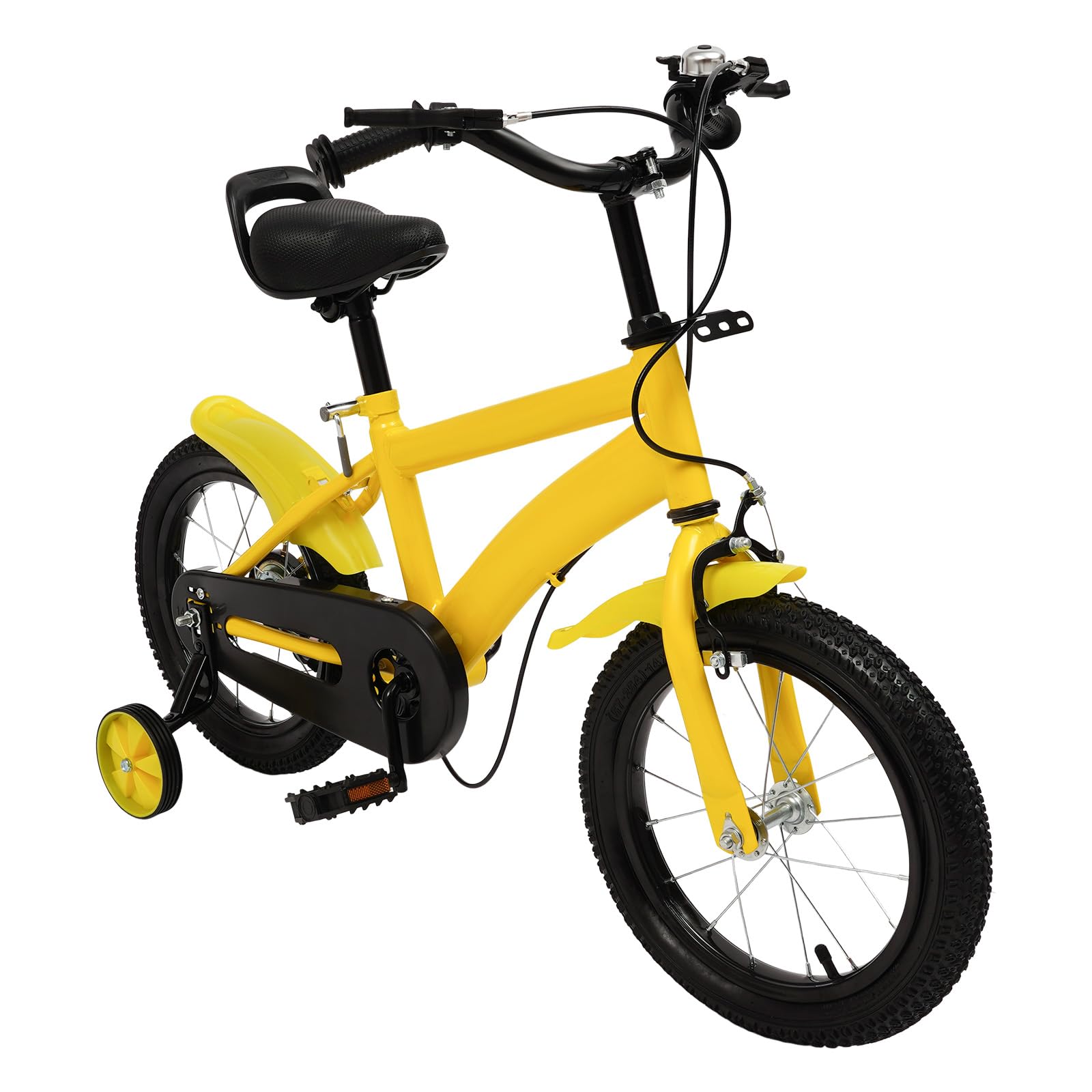 BRIVV 14 Inch Kids Bike with Training Wheels for 3-7 Years Boys & Girls
