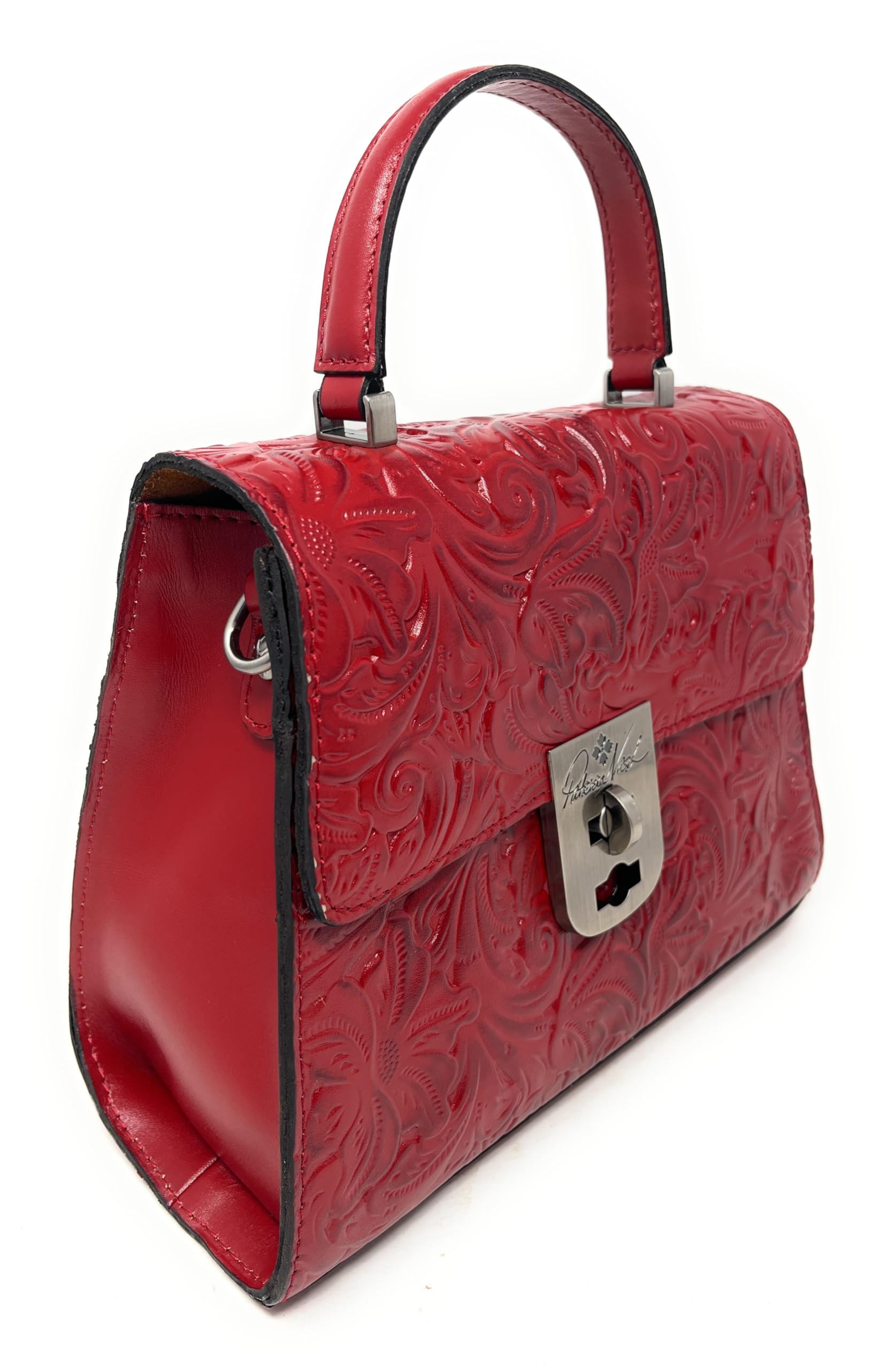 Patricia Nash Chauny Tooled Leather Satchel