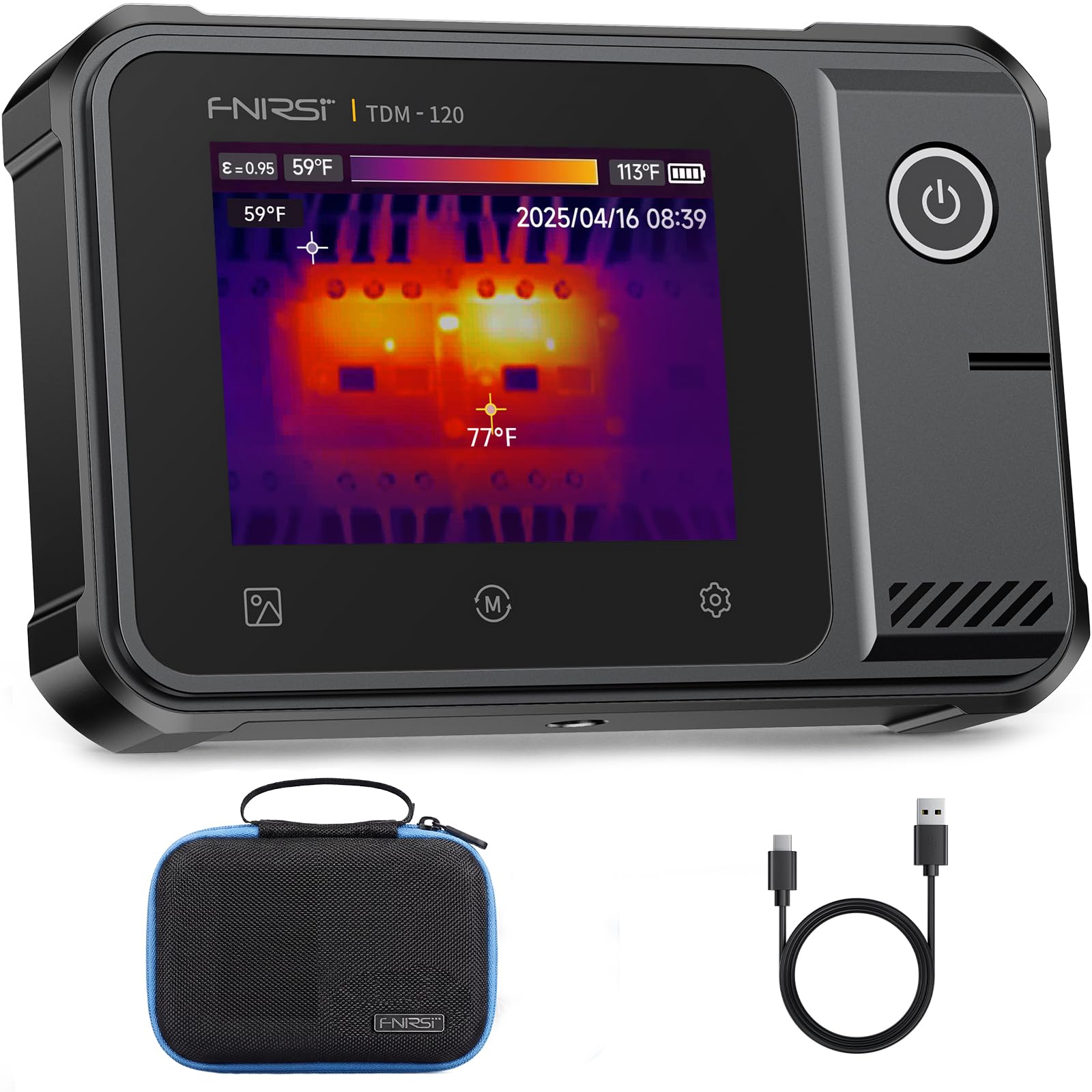 FNIRSI TDM-120P: 2-in-1 Thermal Imager & Multimeter -10