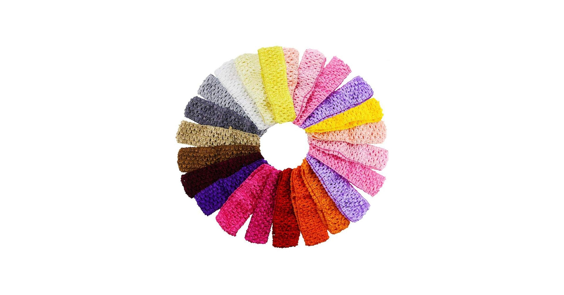 Amazon.com : 38 Pcs 1.5 Inch Width Stretch Hair Bands