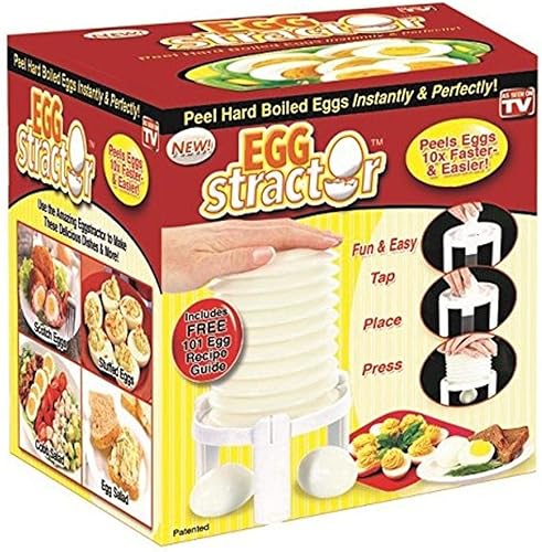 Eggstractor pelador de huevo color blanco Eggstractor pelador de huevo color blanco