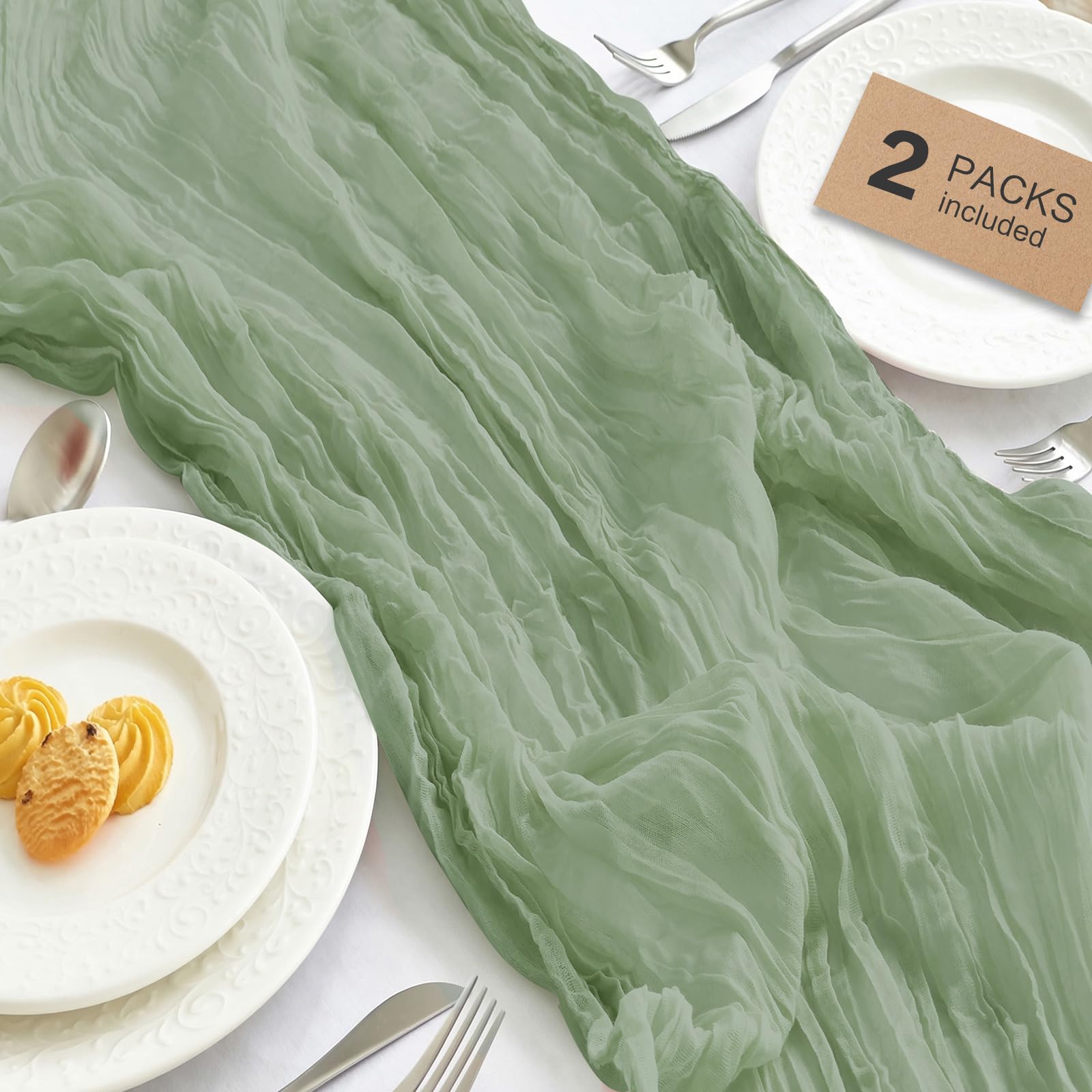 Pink Cheesecloth Table Runners - Fall Party Decor -24