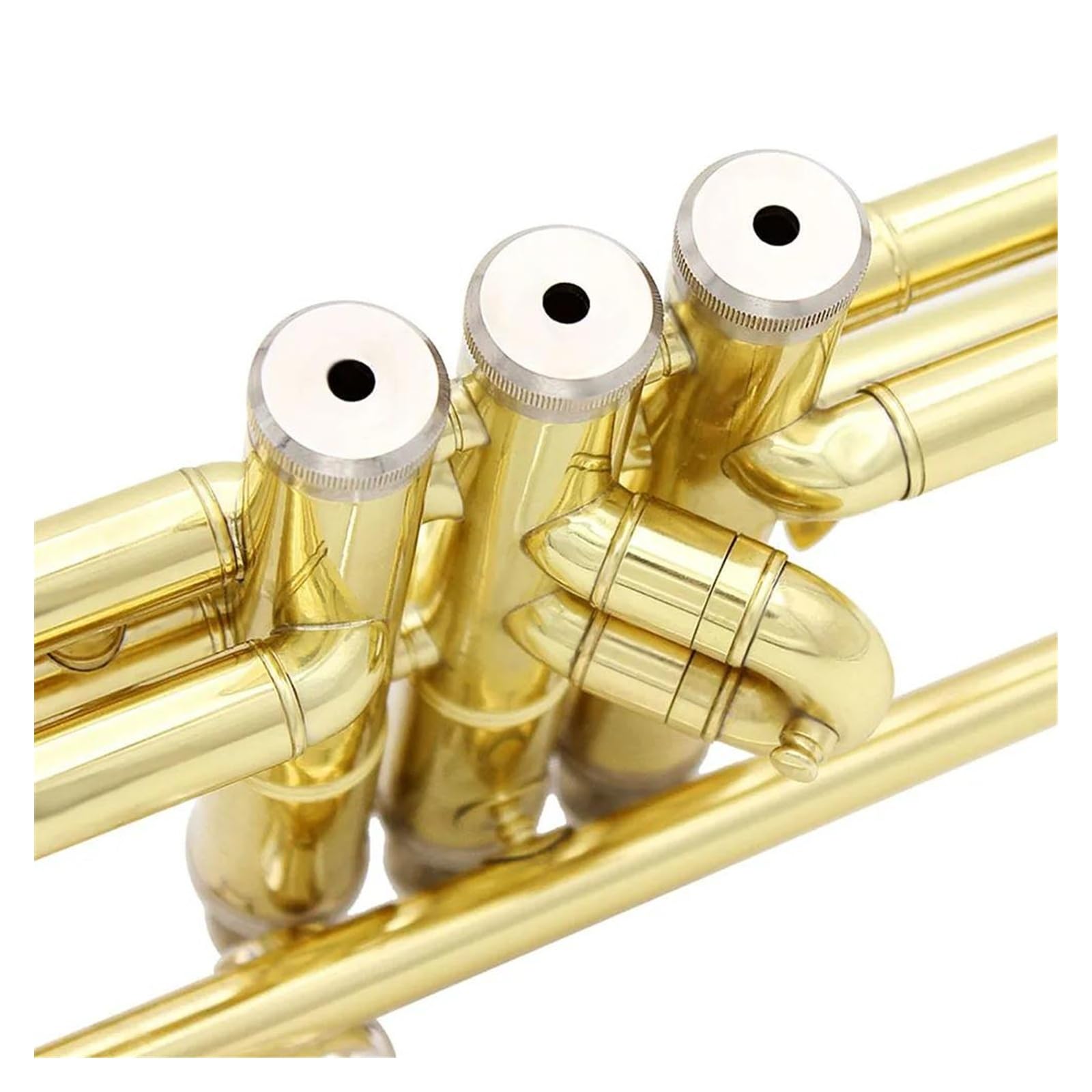 Standard Trompeten B-Trompete Instrument Messingrohrkörper Gold Trompetenhandschuhe Wischtuch Zubehör Geeignet Für Anfänger Und Erwachsene