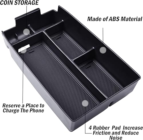 Miniatura 3 de TACORBO - Organizador de consola central compatible con Ford Escape 2020 2021 2022 2023-2025 y Bronco Sport 2021-2024 2025, bandeja de inserción