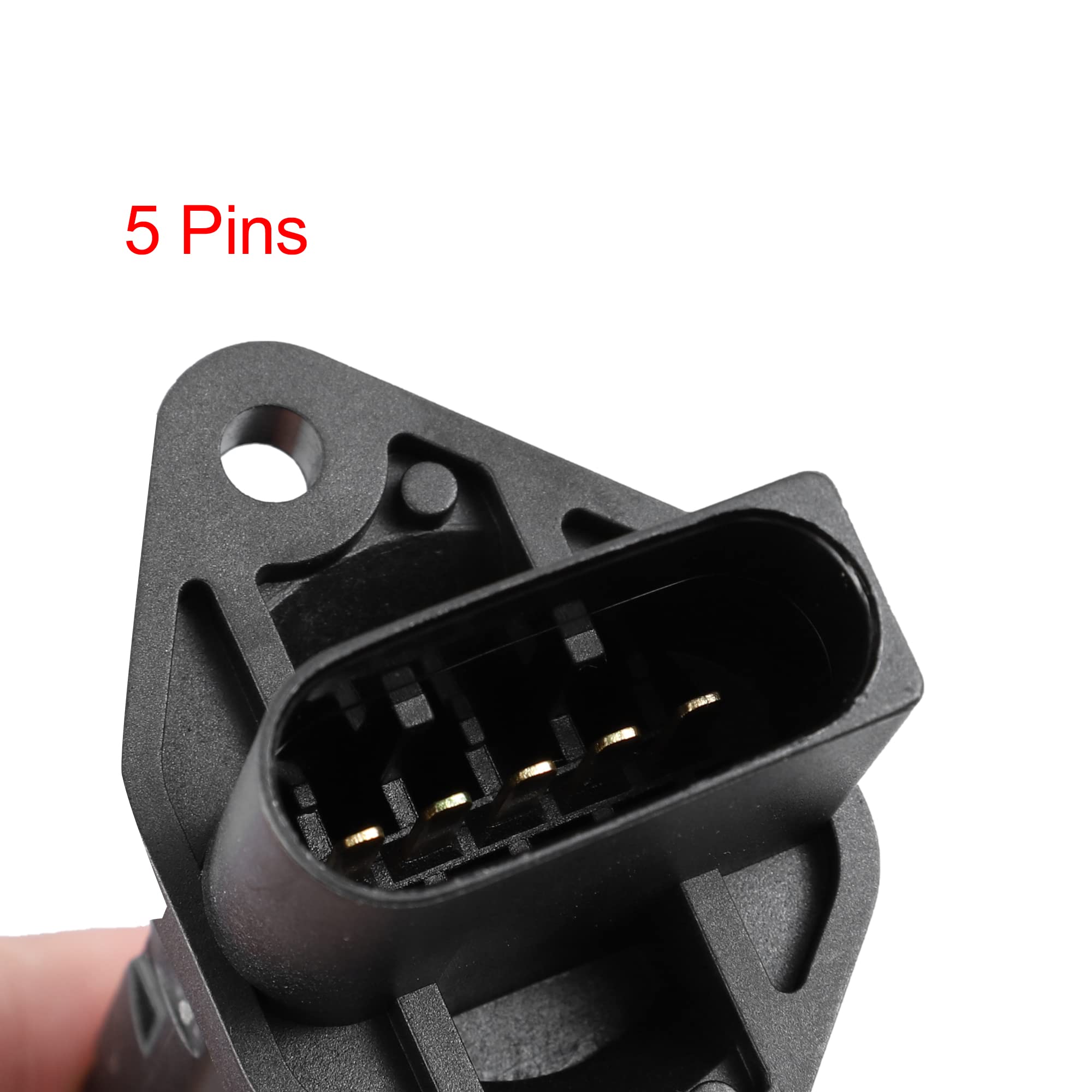 X AUTOHAUX Luftmassenmesser Für VW Transporter T4 98-03 1 Stück | 028906461, Schwarz, Kunststoff/Metall, 10.1x6cm, 5-Pin, Luftmassenmessung, Für VW T4/T5 95-09