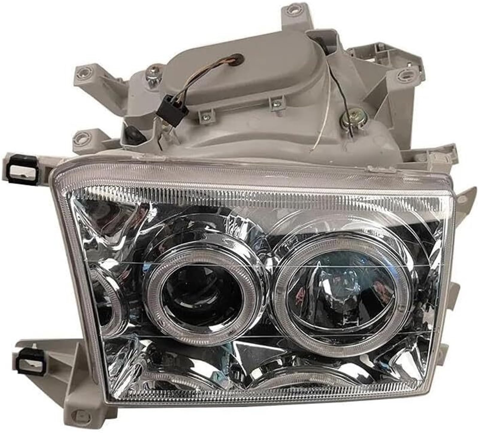 Genérico Bombillas para faros delanteros de coche Faro delantero modificado para Toyota para Hilux Surf KZN185 (1996-2000), luz de cruce y de larga distancia.