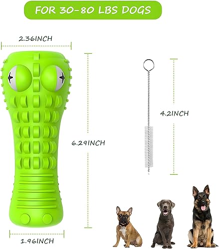 Miniatura 8 de Juguetes para perros para masticadores agresivos, juguetes masticables para masticadores agresivos, cuidado dental para limpieza de dientes,