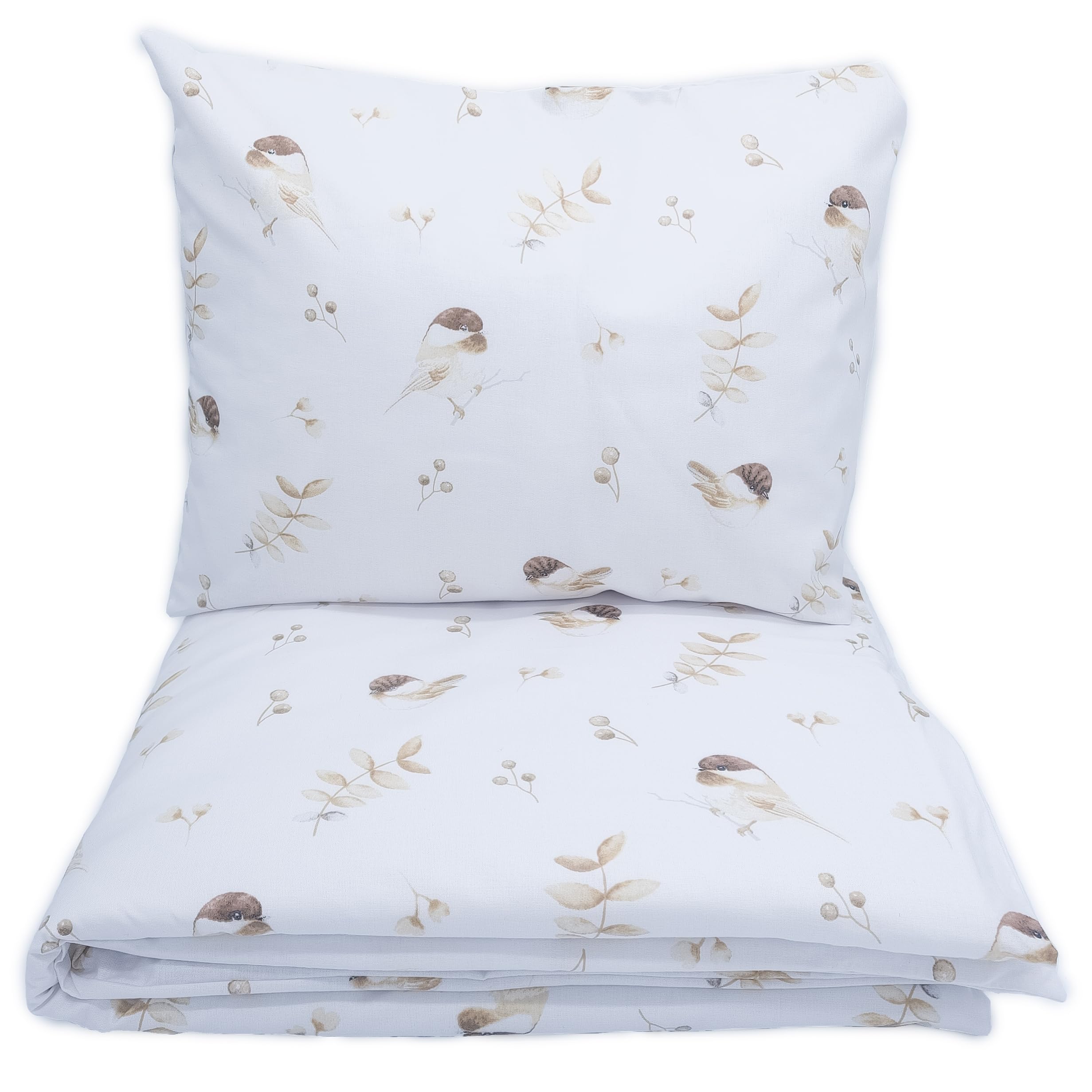 Juego de ropa de cama para bebé de gorriones ideal para dulces noches en su cuna