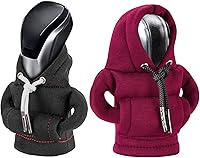 Vista 8 de Sudadera con capucha para palanca de cambios, cubierta universal para pomo de palanca de cambios de automóvil, mini sudadera con capucha