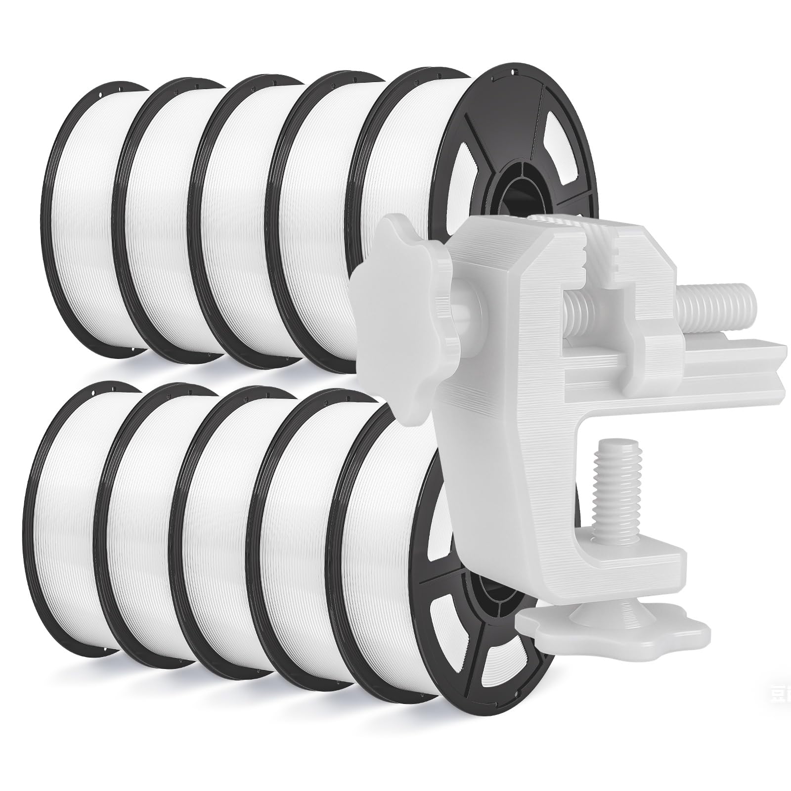 3D Printer Filament Petg White 10kg 30-300mm/s for Bambu Lab AMS,AMSLite