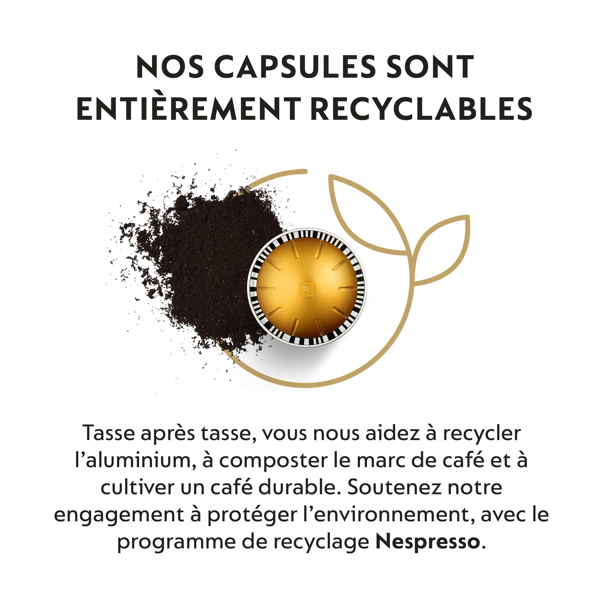 Nespresso Vertuo - Voltesso - pack 90 capsules - intensité 4