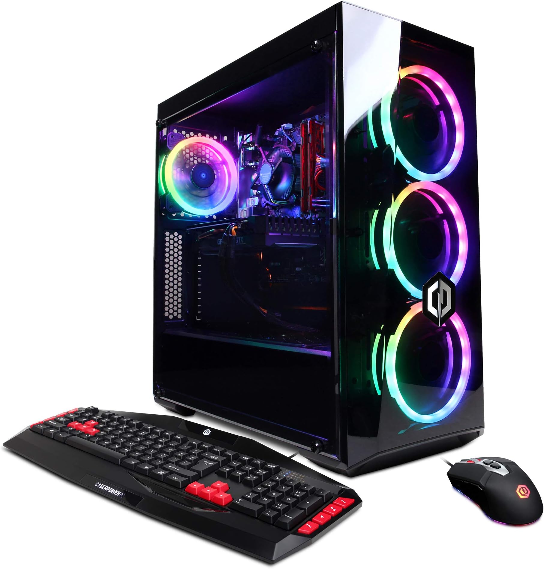 Gamer Xtreme VR Gaming PC, Intel Core i7-9700F 3.0GHz, NVIDIA GeForce GTX 1660 6GB, 16GB DDR4, 120GB SSD, 1TB HDD, Wi-Fi Ready & Windows 10 Home (GXiVR8560A, Black)