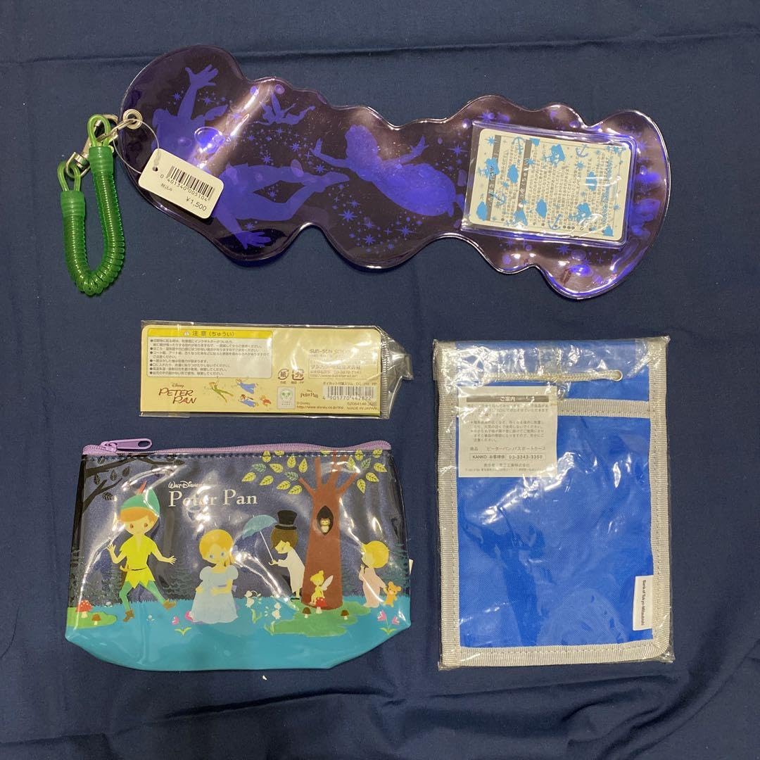 ちみたん ポーチ マスコット パスケース 4点セット Amazon.co.jp: ピーターパン グッズ 4点 セット パスケース