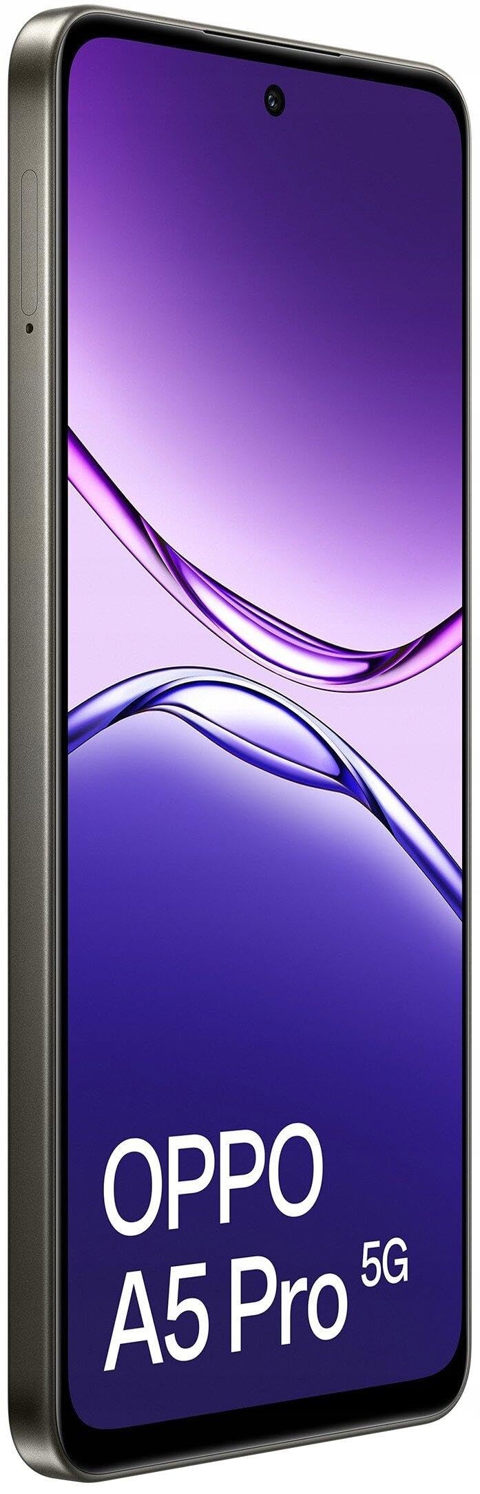 OPPO A5 Pro 5G Smartphone, Foto AI 50MP, Frontale 8MP, Display 6.67” 120HZ LCD HD+, 5800mAh, RAM 8(Esp4GB/6GB/8GB)+ROM 256GB (esp1TB), IP69, Black Brown