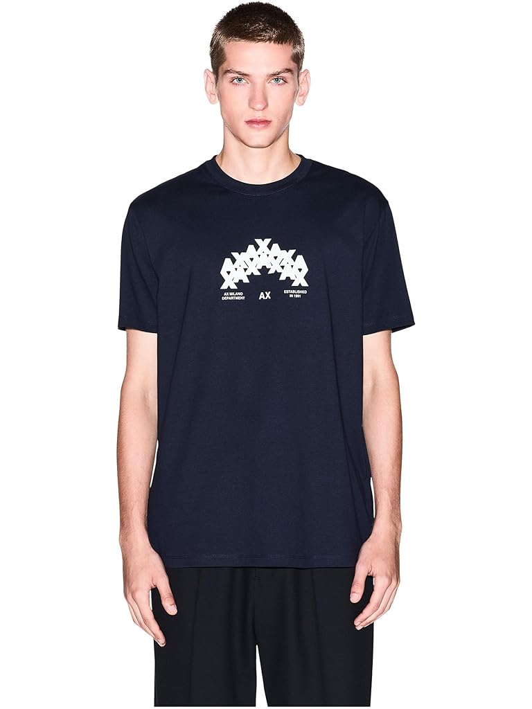 Navy Armani Exchange Ax Graphic T-shirt