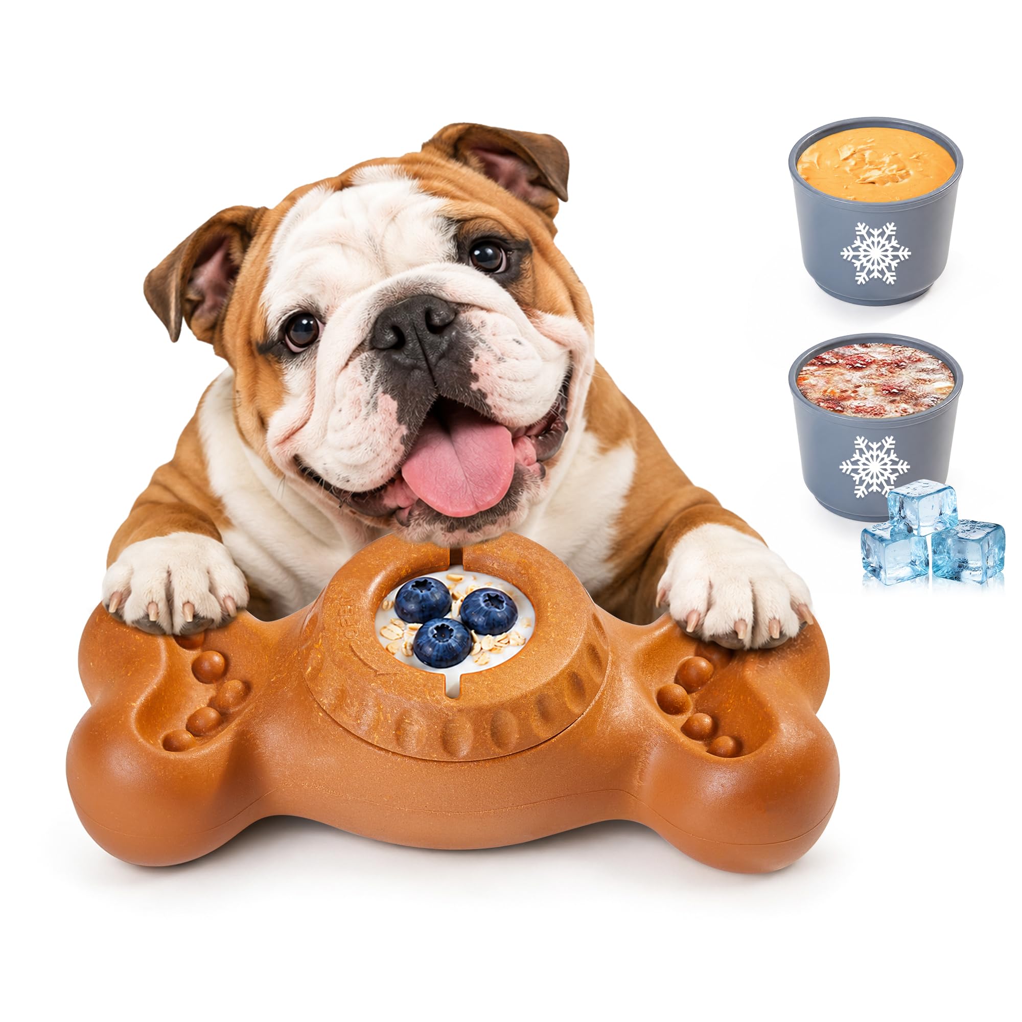 Potaroma Dog Chew Toy, Frozen Treat Holder for Small Medium Large Dogs
