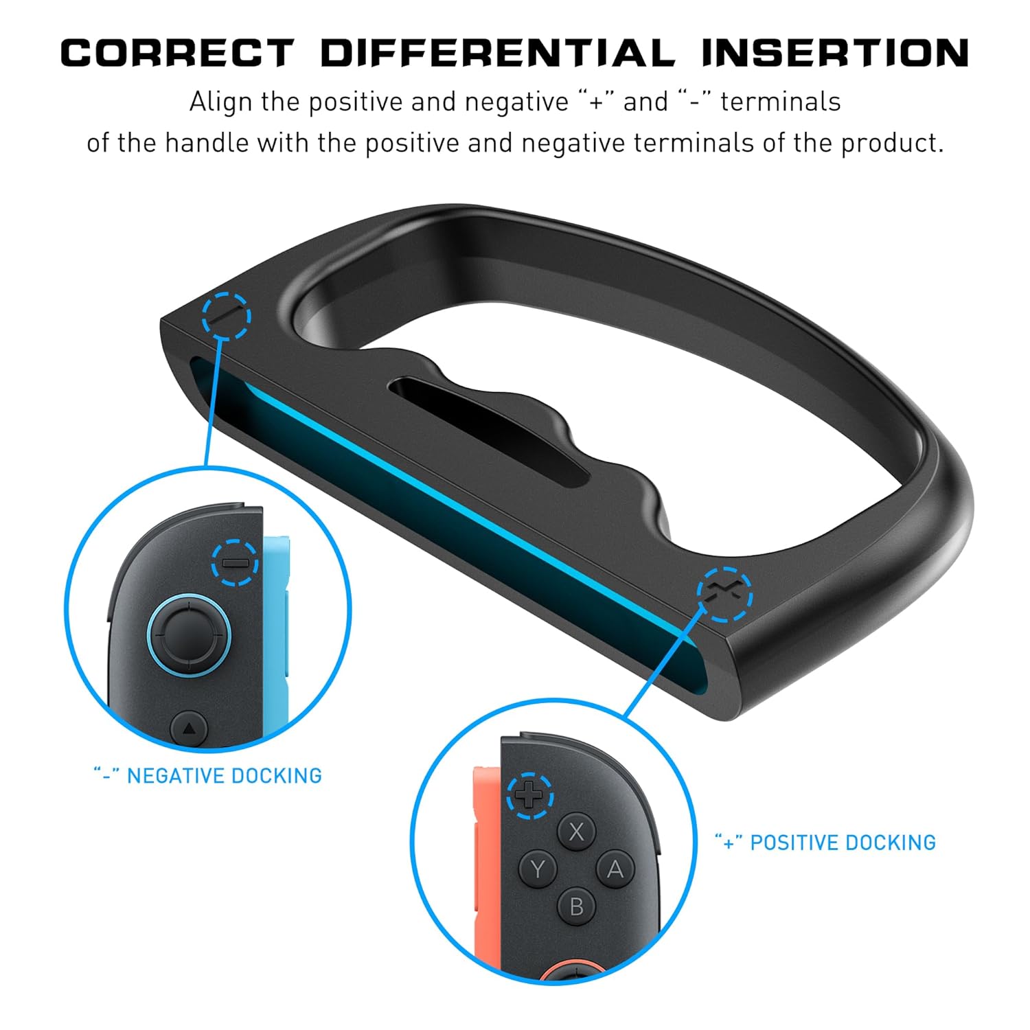 PAWDIARY Switch 2 Hand Grip for Fitness Boxing, Sports Game for Nintendo Switch 2 Controller, 2PCS Comfortable Ergonomics Switch 2 Boxing Handle Grip Accessories - Black - Image 3