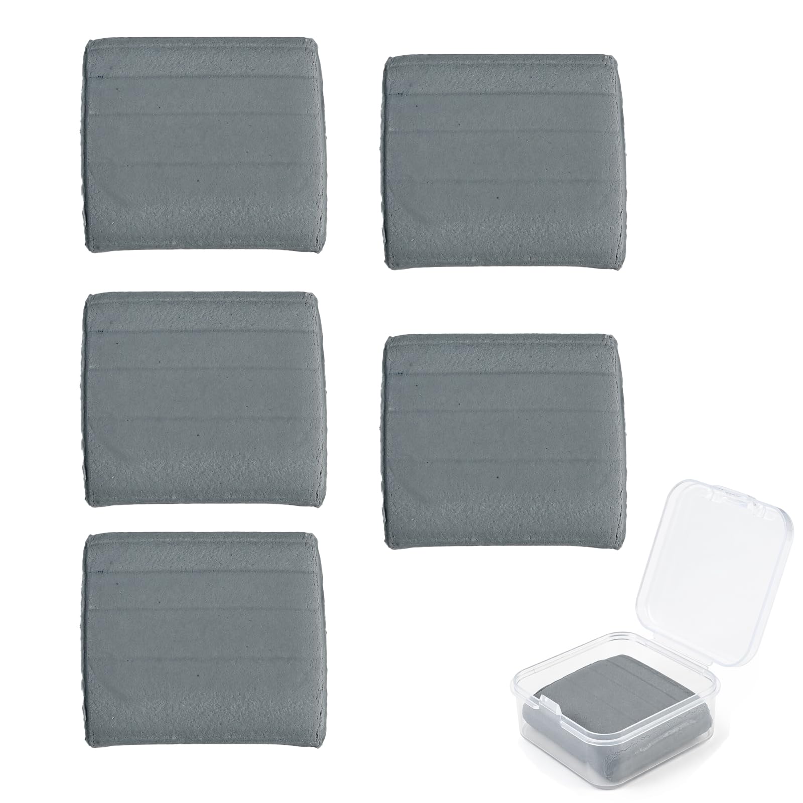 5 Pcs Kneaded Eraser Set, for Sketching and Graphite Drawing