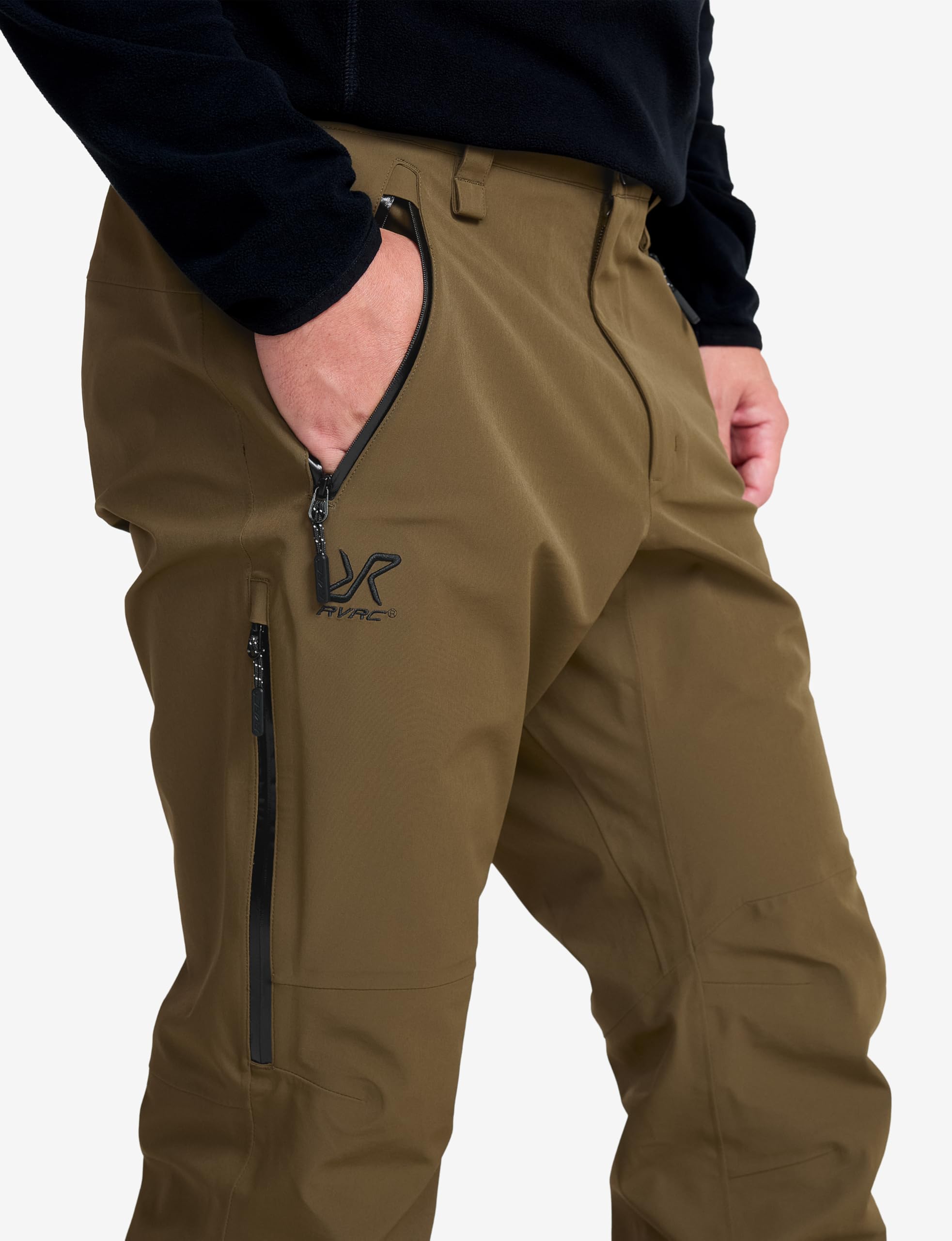RevolutionRace Cyclone 3L Shell Pants für Herren, wasserdichte Hose mit Recco-Reflektoren zum Wandern