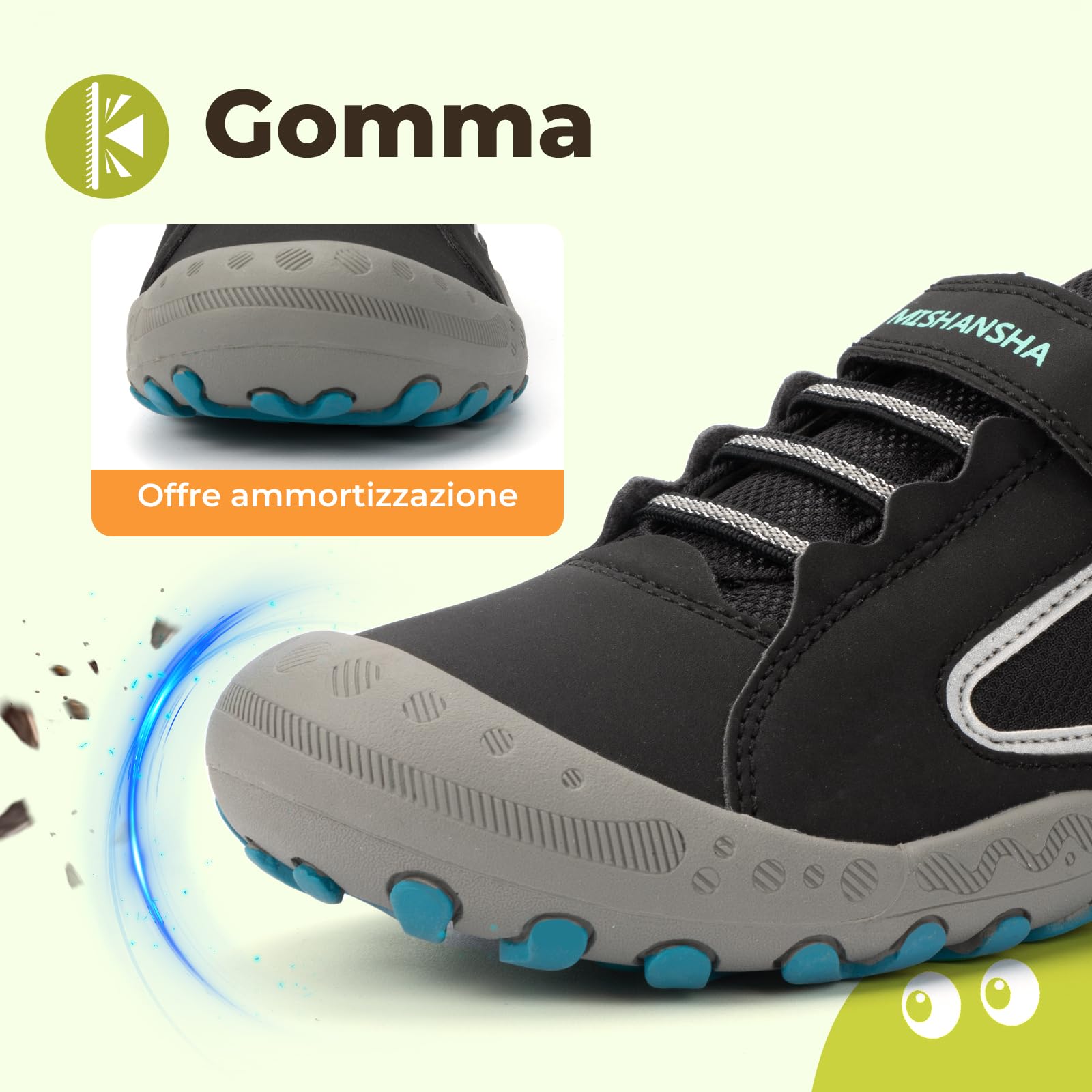 Mishansha Scarpe da Trekking Bambino Estive Ragazzi Ragazza Fitness Scarpe da Ginnastica
