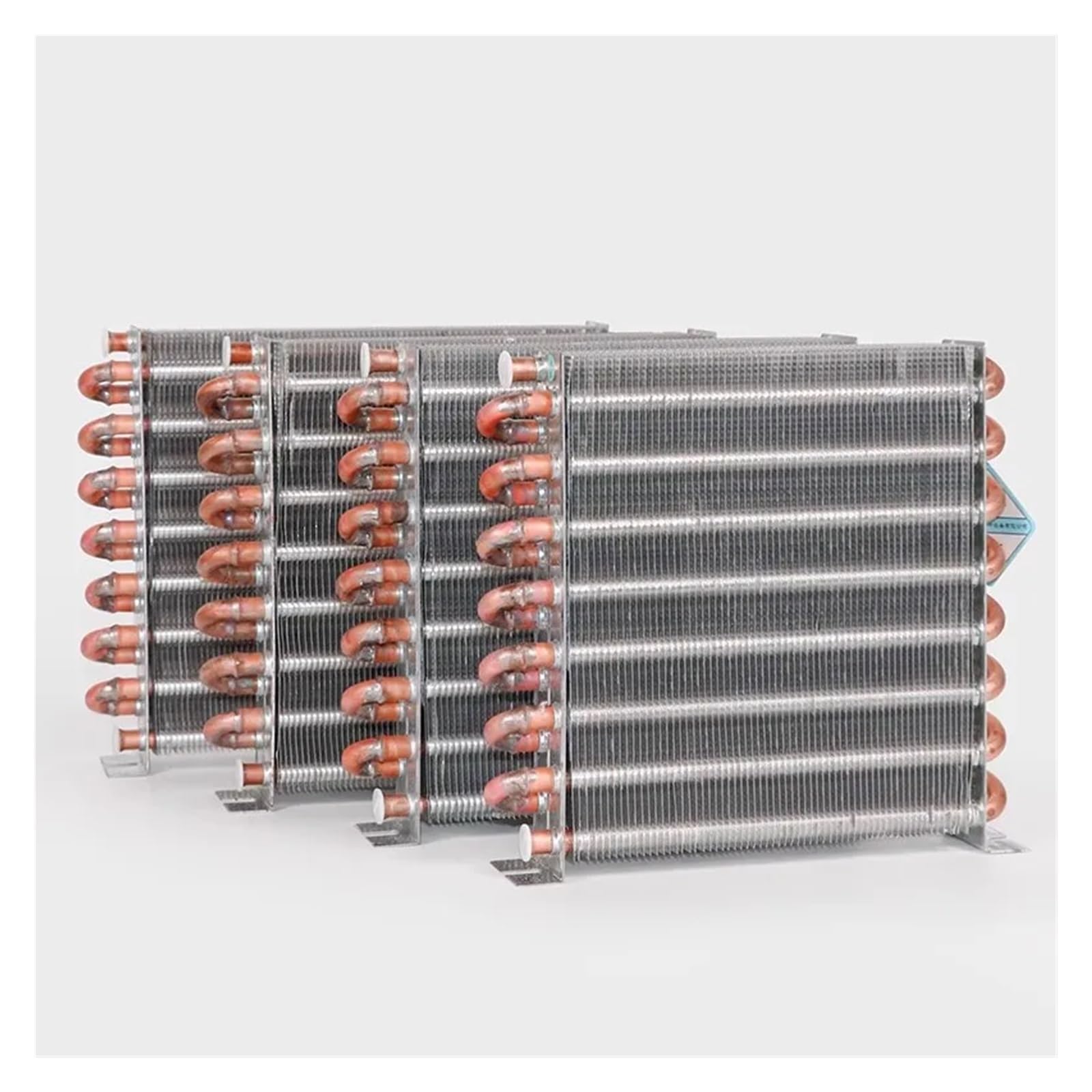 Réfrigérateur à condensateur refroidi à l'eau et à l'air, radiateur à Tube en cuivre, congélateur, évaporateur universel fait maison, petit(A)