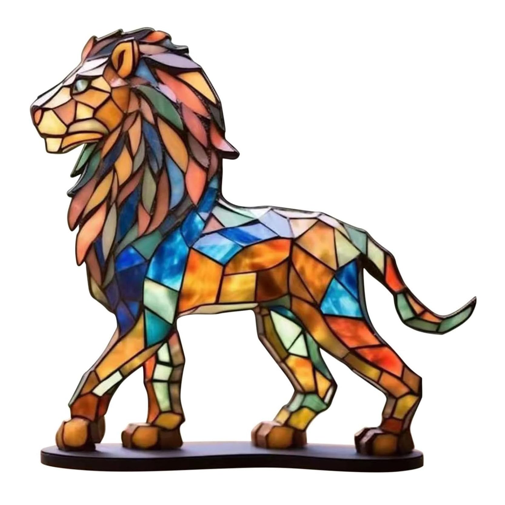 Amazon.co.jp: ステンドグラスの鳥、枝のステンド鳥、薄い金属と