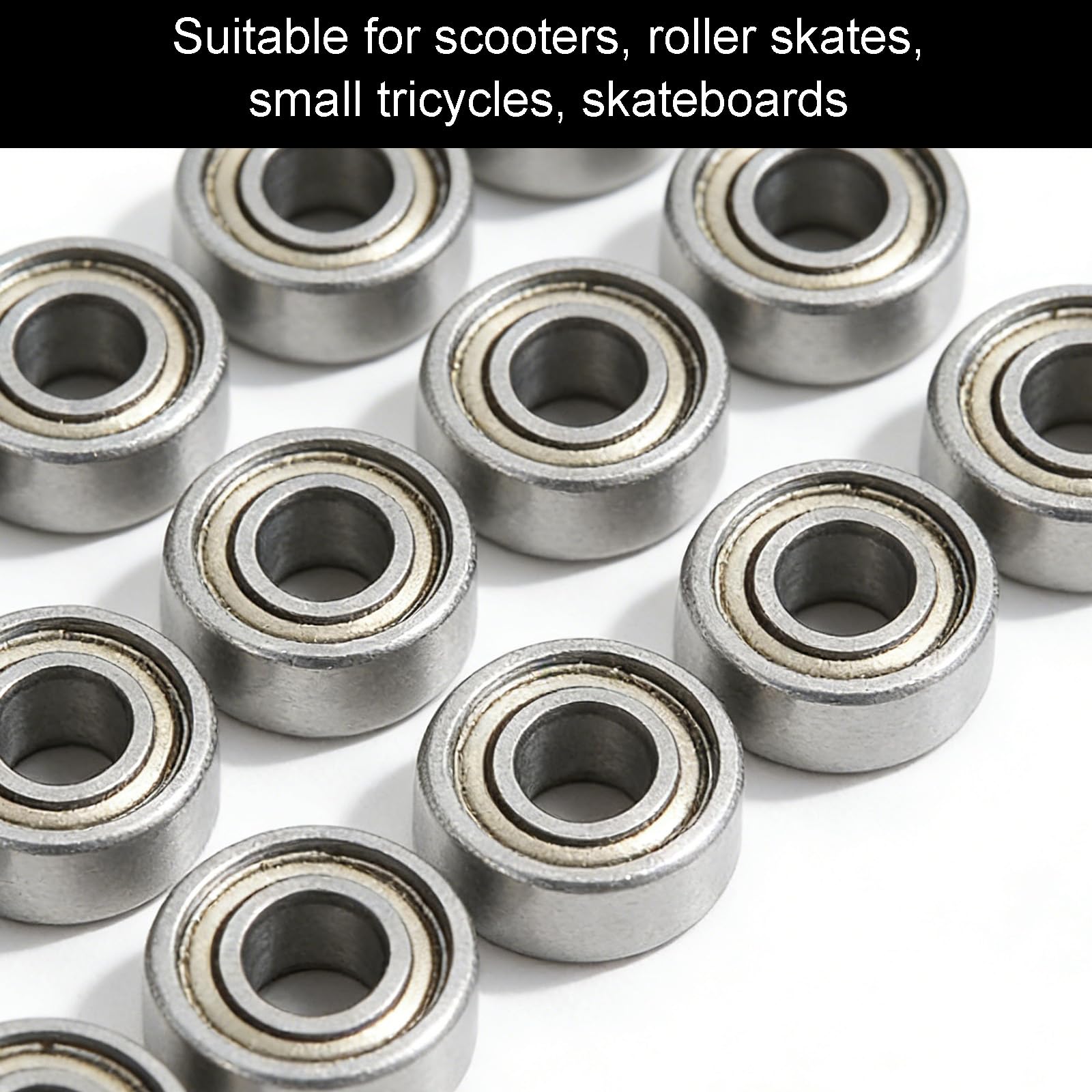 Zestaw 20 łożysk kulkowych 683ZZ 3 mm x 7 mm x 3 mm mini łożyska kulkowe, łożyska kulkowe, łożyska ze stali nierdzewnej, podwójnie uszczelnione, zwykłe łożyska kulkowe do mechanicznych części
