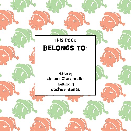 C is for Cthulhu The Night Before Christmas - Paquete de libro de peluche y tablero de Papá Noel (felpa de bebé, 6 pulgadas)