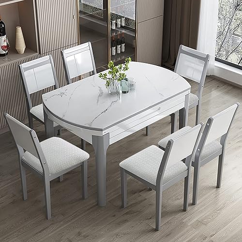 Miniatura 2 de Genina - Fundas impermeables de asiento para sillas de comedor y cocina (color blanco, 4 piezas)